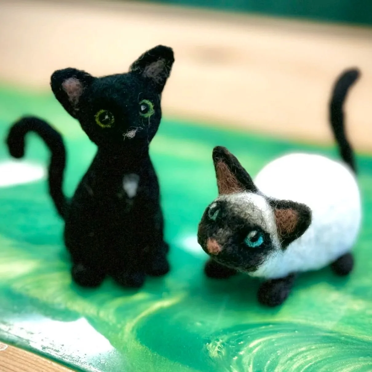 Needle Felted Cats for Beginners