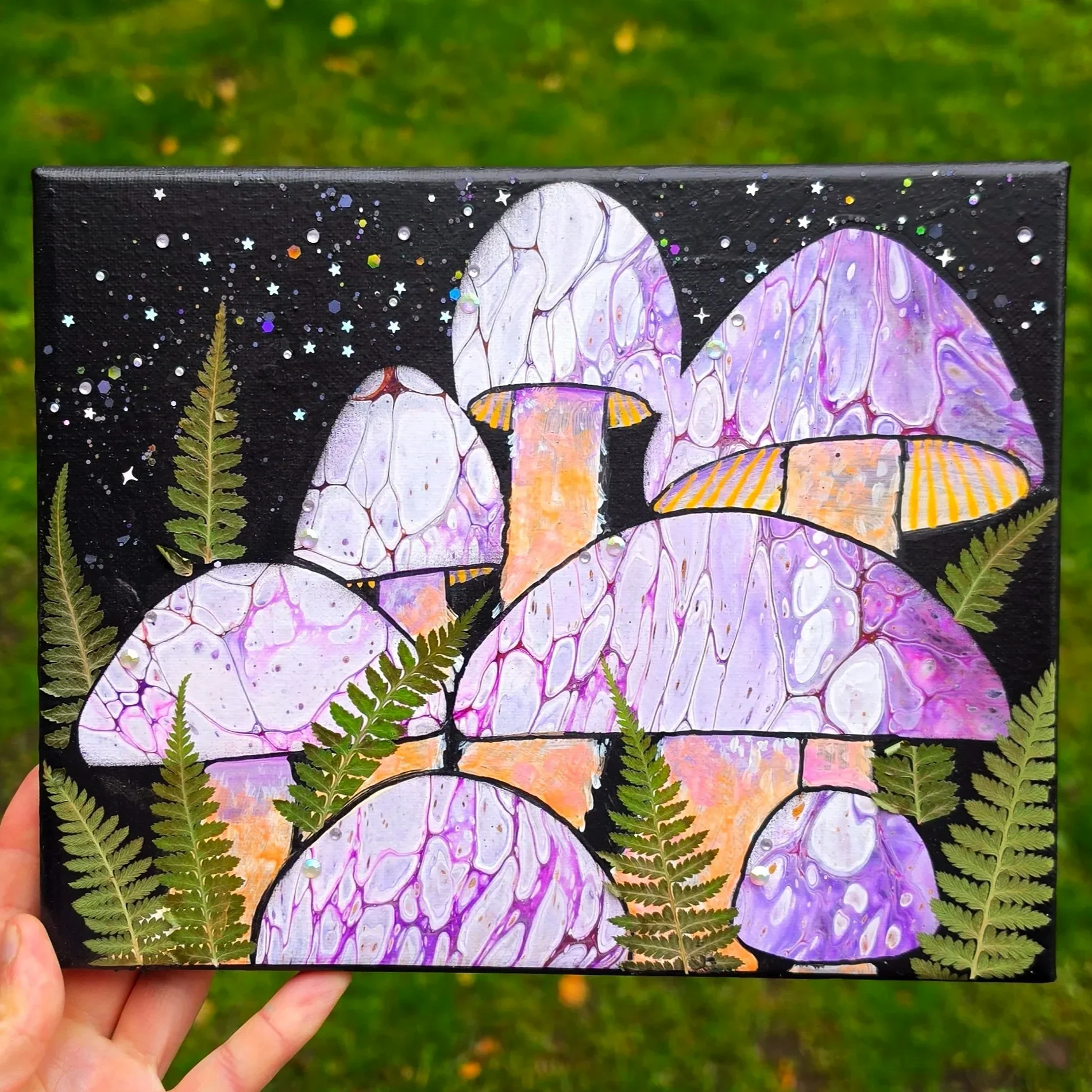 Paint Pour (part 2): Mushrooms &amp; Ferns with Jamie Janko