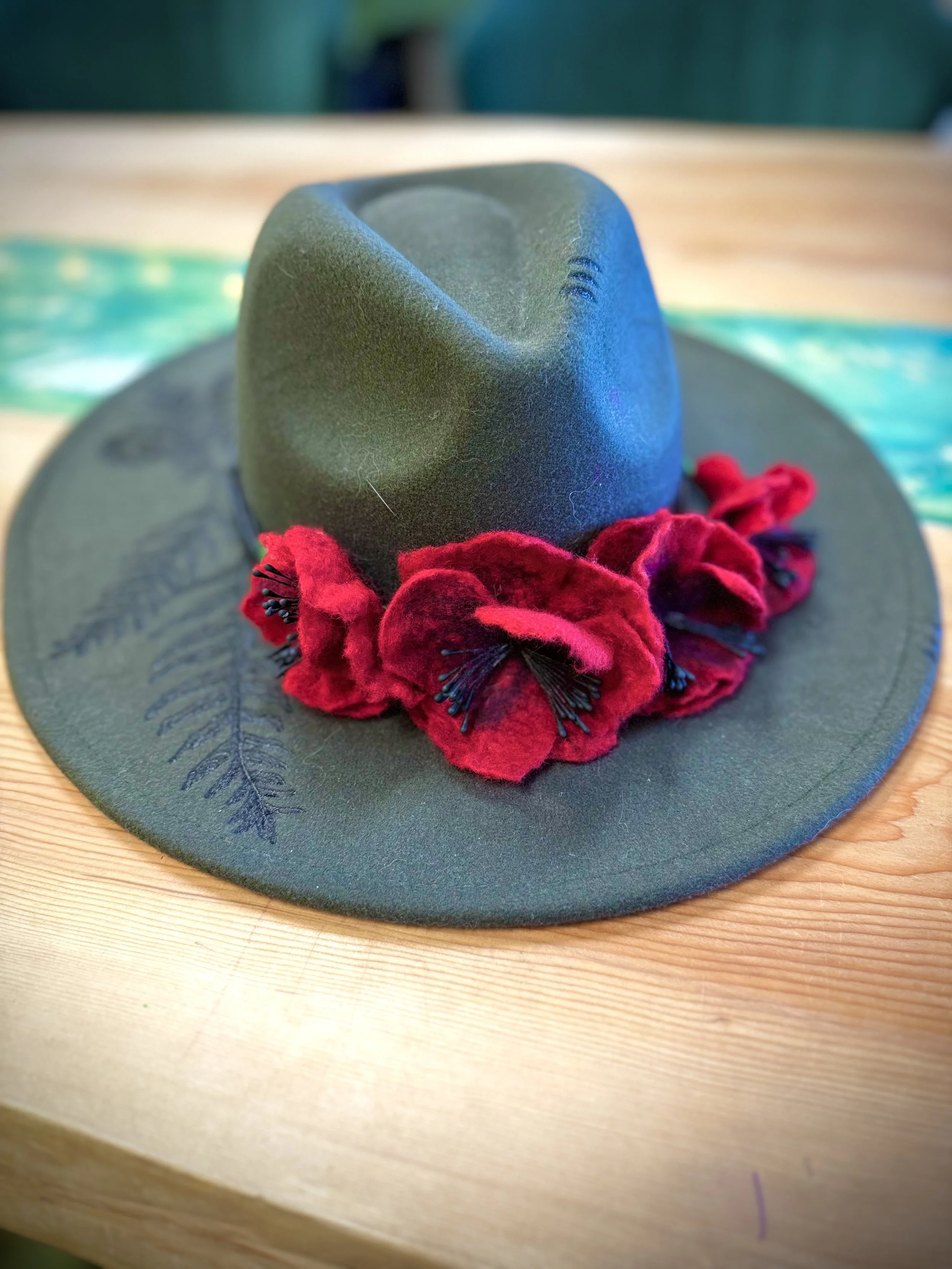 Wet Felted Flower Crowns (5/10)