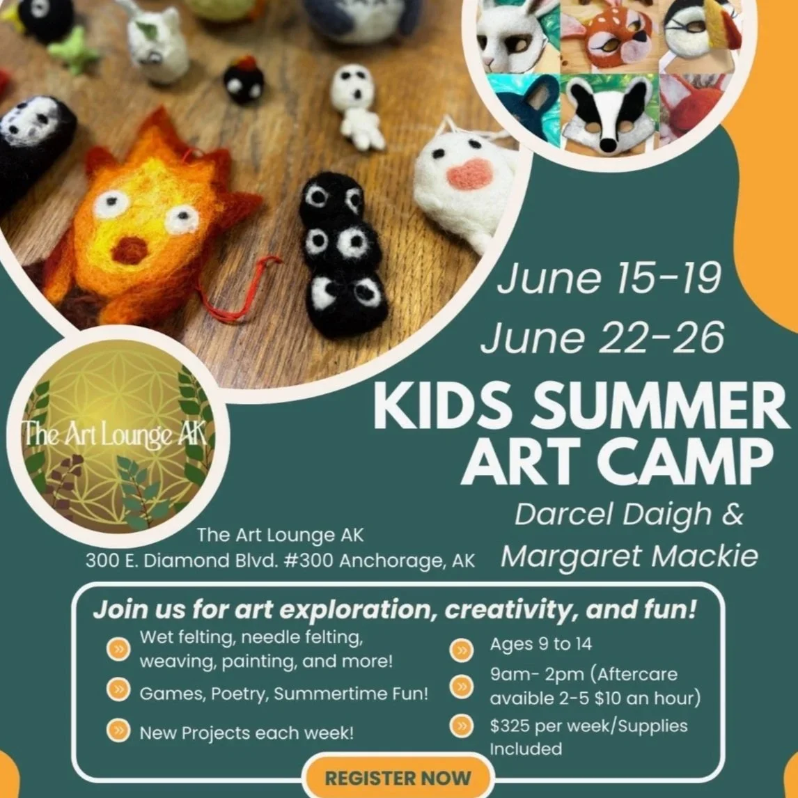 Kids Summer Art Camp: June (week 1)