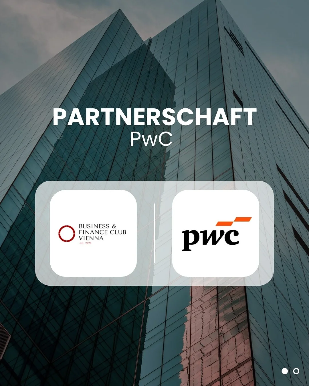 Wir freuen uns sehr unsere treue Partnerschaft mit PwC vorstellen zu dürfen!🚀
PwC zählt weltweit zu den führenden Beratungsunternehmen. In über 150 Ländern bieten wir Wirtschaftsprüfung, Steuer- & Rechtsberatung so