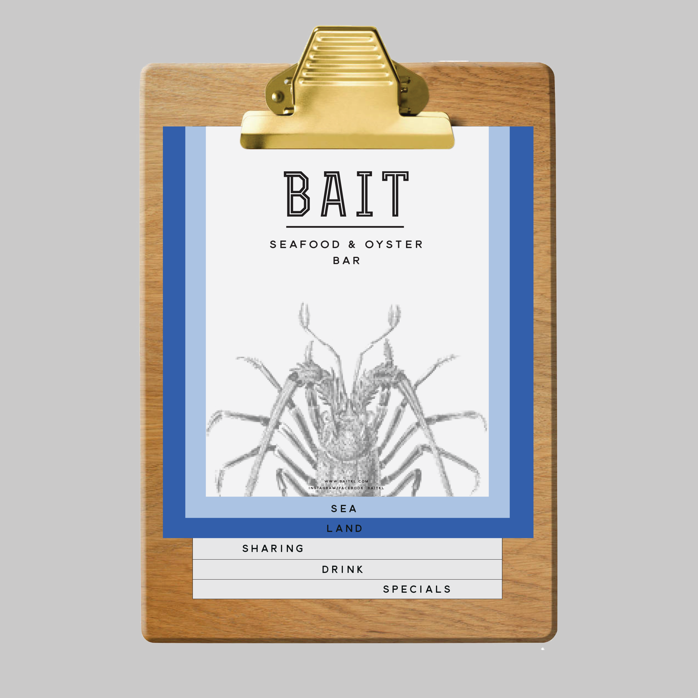 Bait menu design