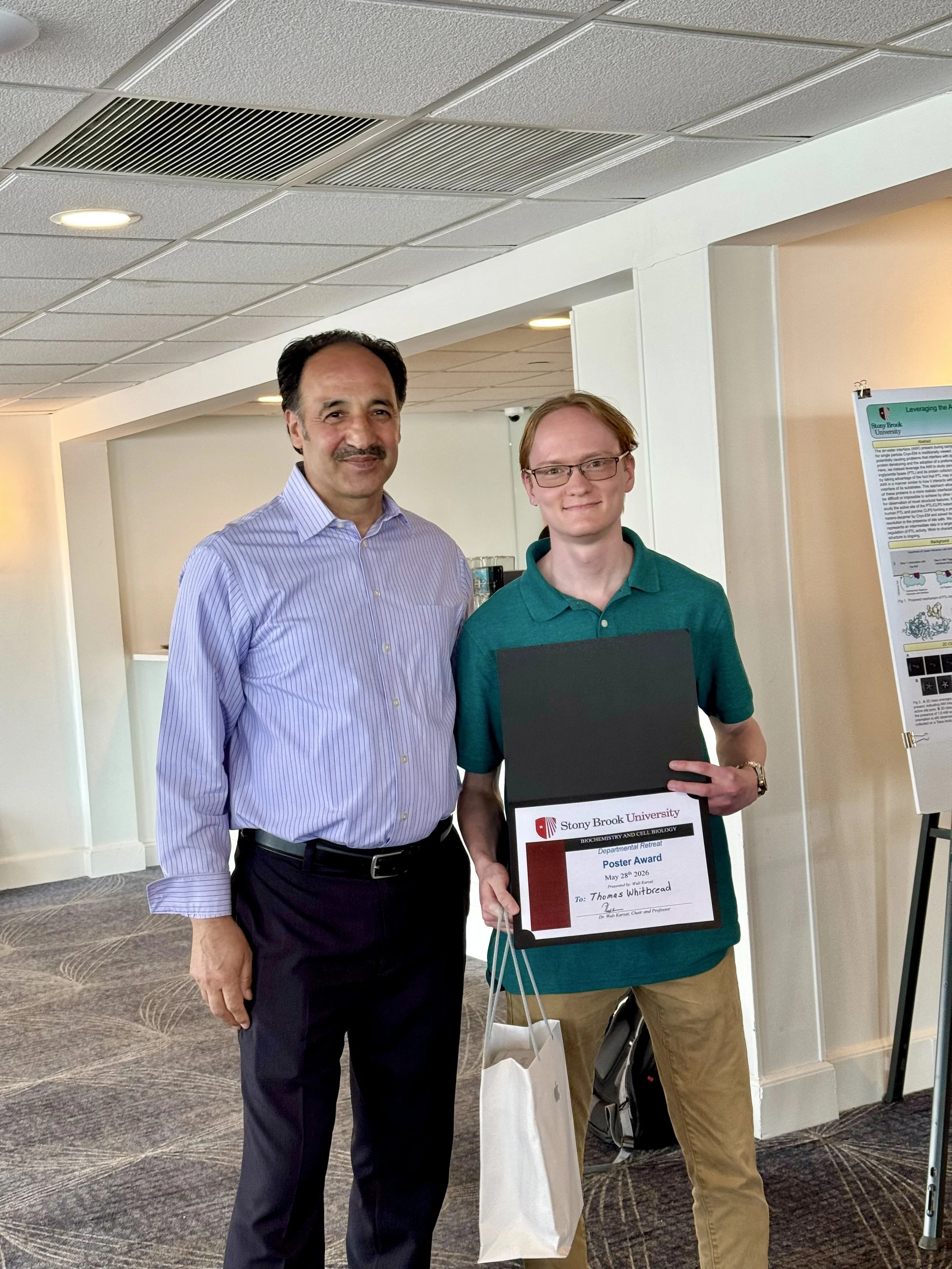Tom Whitbread Wins Poster Award at BCB Retreat