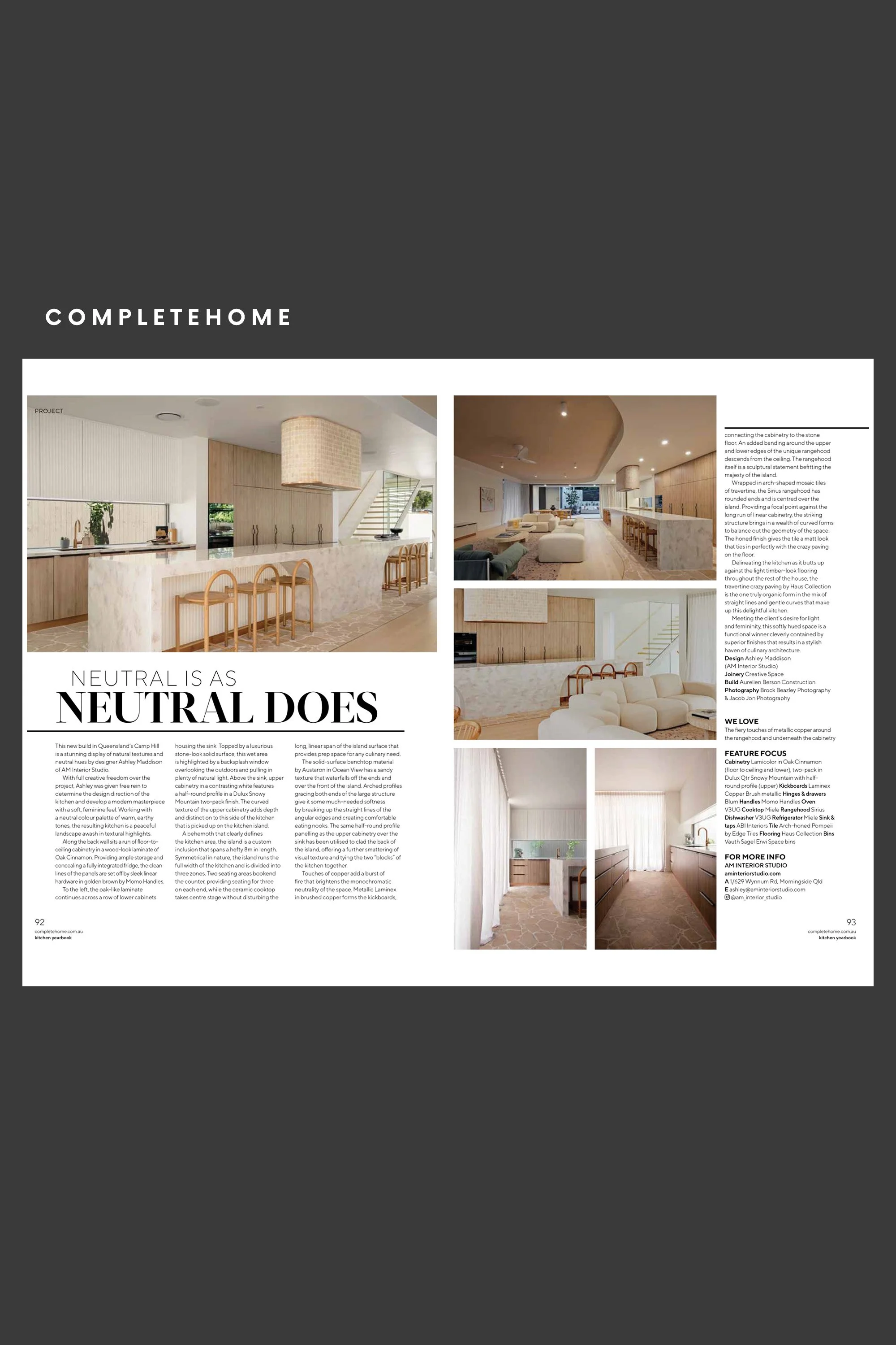 About — AM Interior Studio — Fully resolved interior solutions