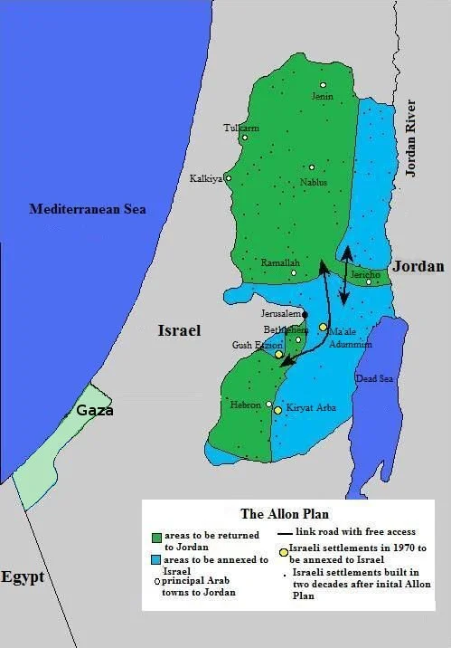 The Allon Plan: Strategic Doctrine, Territorial Compromise, and the Shaping of Israeli Borders (1967–Present)