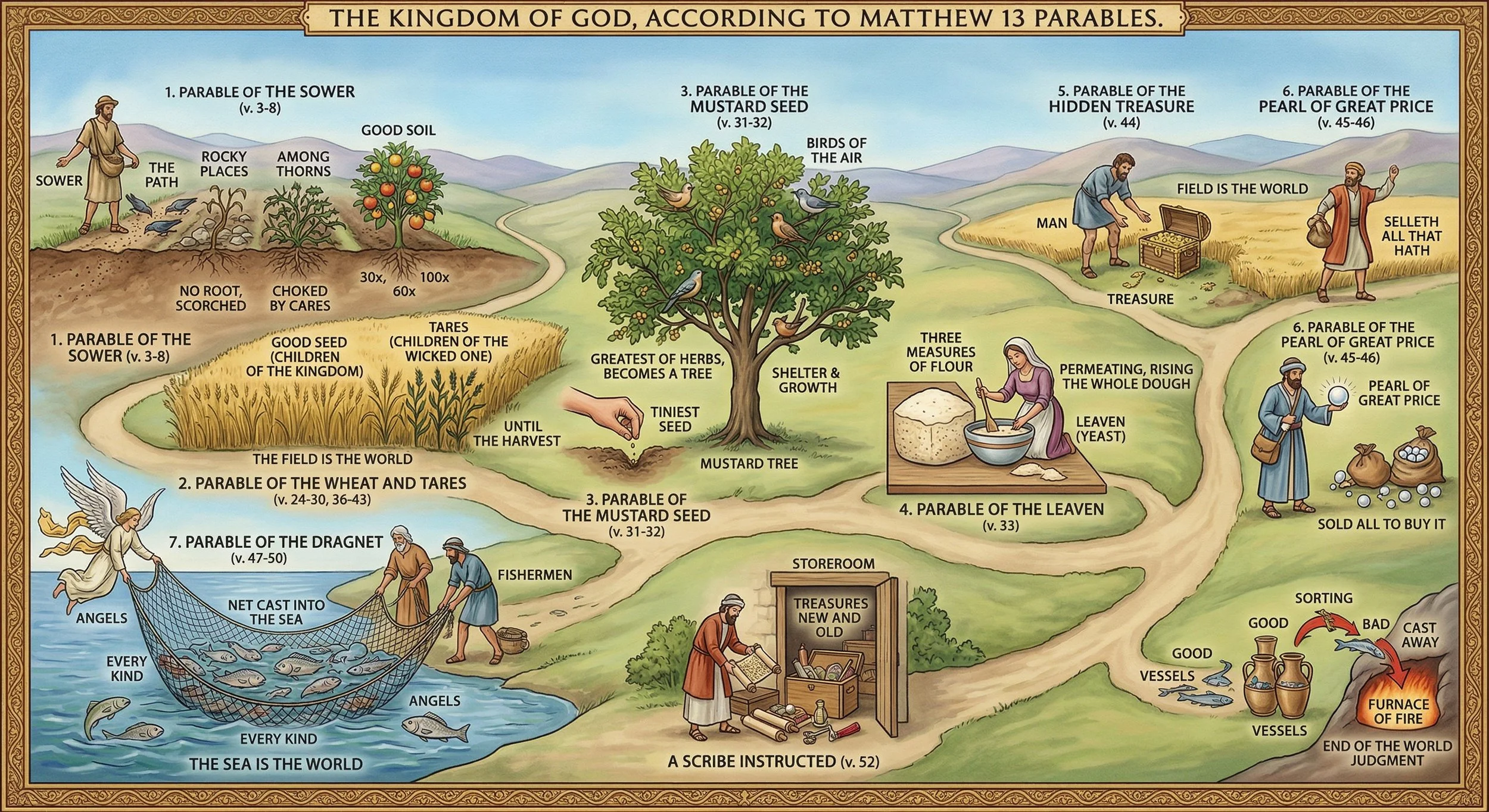 De Geheimen van het Koninkrijk der Hemelen: Een Analytisch Rapport over de Exegese van Mattheüs 13