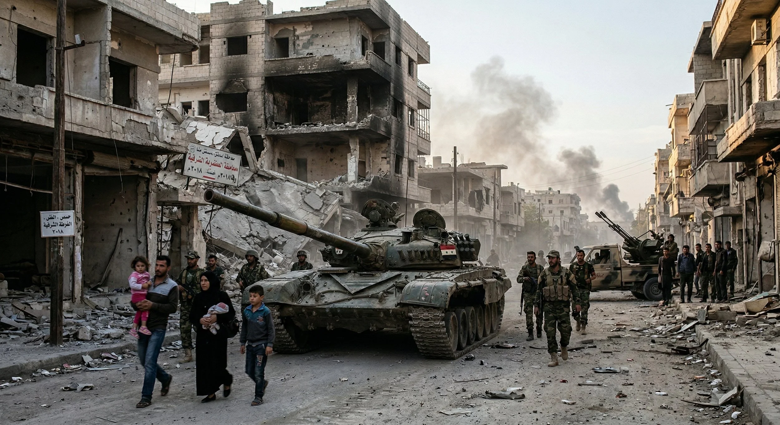 De Syrische Oorlog in 2018: Een Geopolitieke Analyse van Consolidatie, Territoriale Verschuivingen en de Dynamiek van Proxy-Oorlogvoering