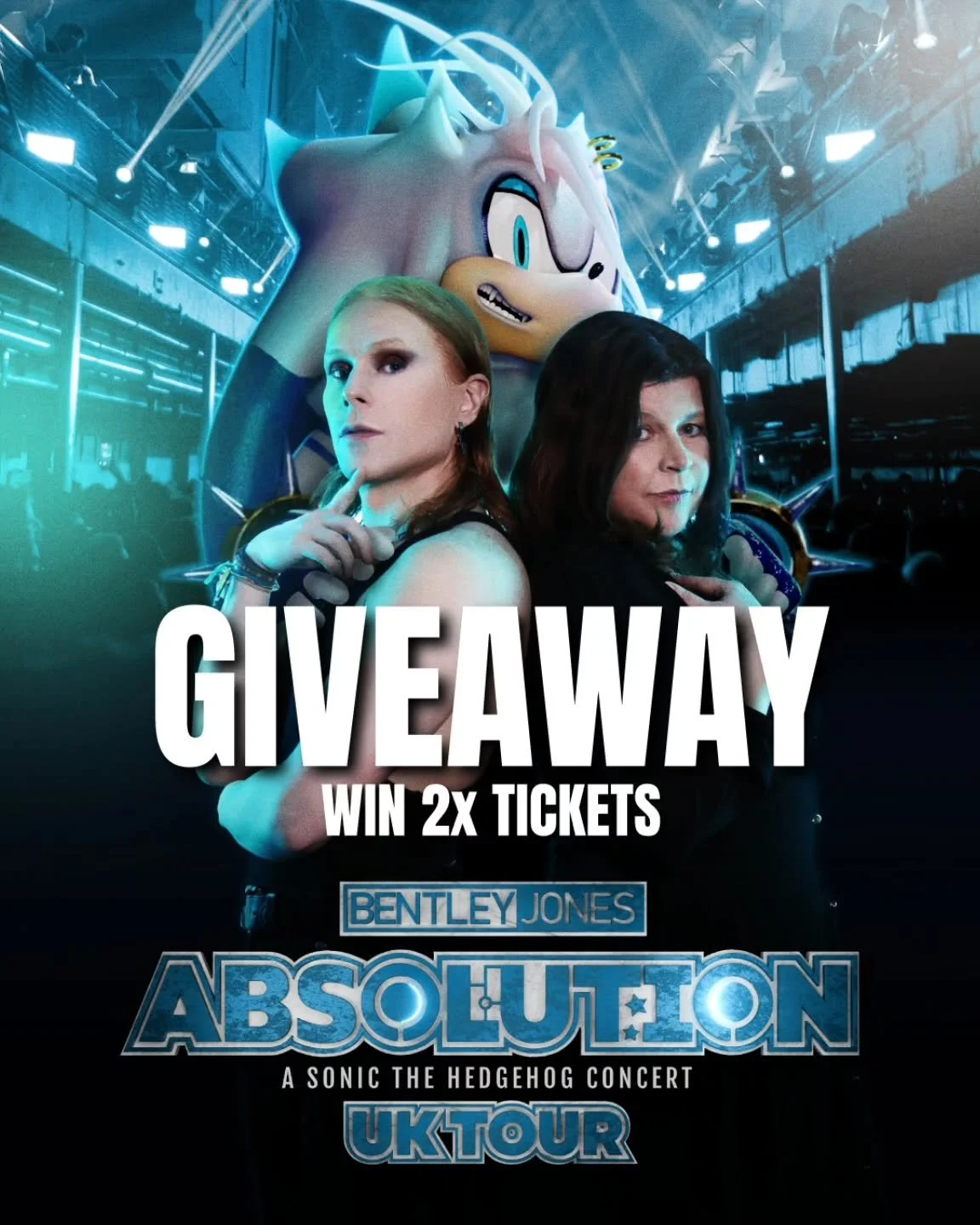 🎉💙 Absolution Tour Tickets Giveaway 💙🎉 

Stand a chance to win 2x general admission tickets to either the London (8th May) or Birmingham (7th June) show of Bentley Jones: Absolution UK Tour - a Sonic the Hedgehog Concert! Featuring Special Guest 