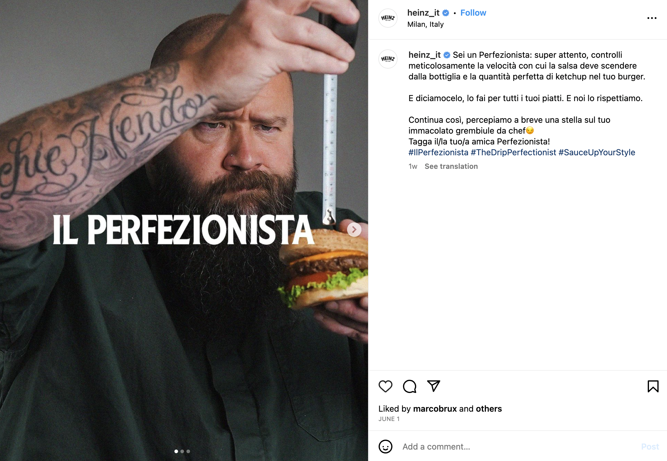 Ketchup Day: The Perfectionist (Italy)