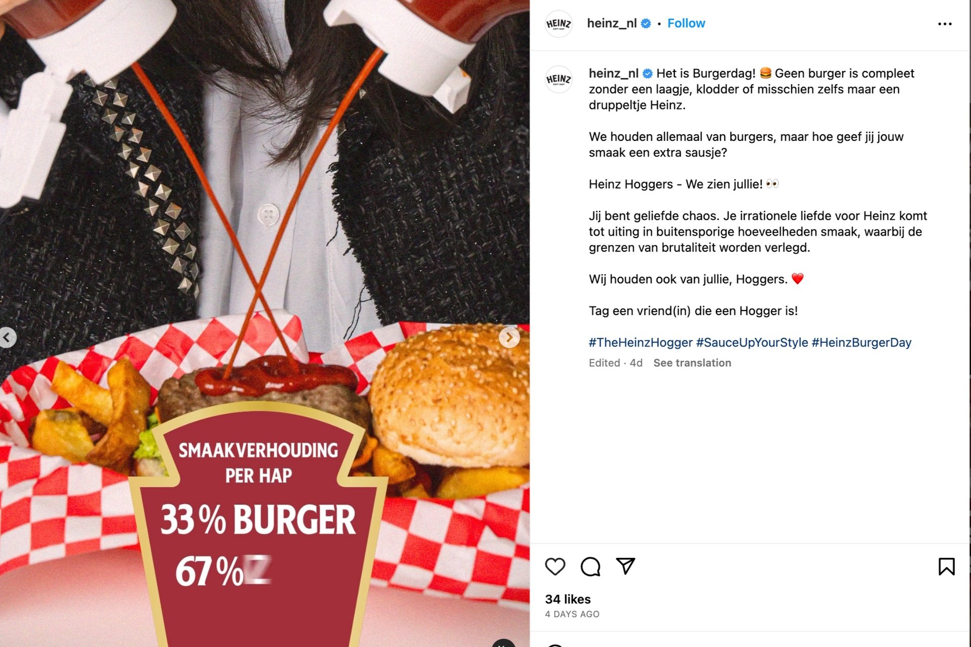 Burger Day: The Heinz Hogger (Netherlands)