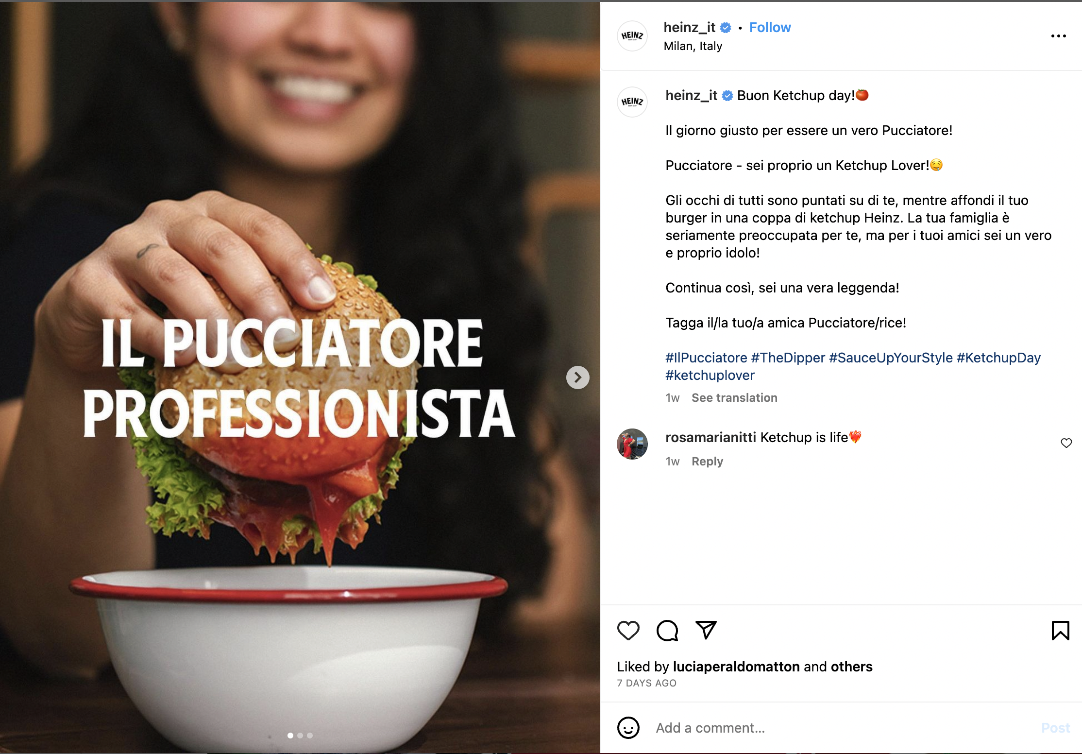 Ketchup Day: The Dipper (Italy)