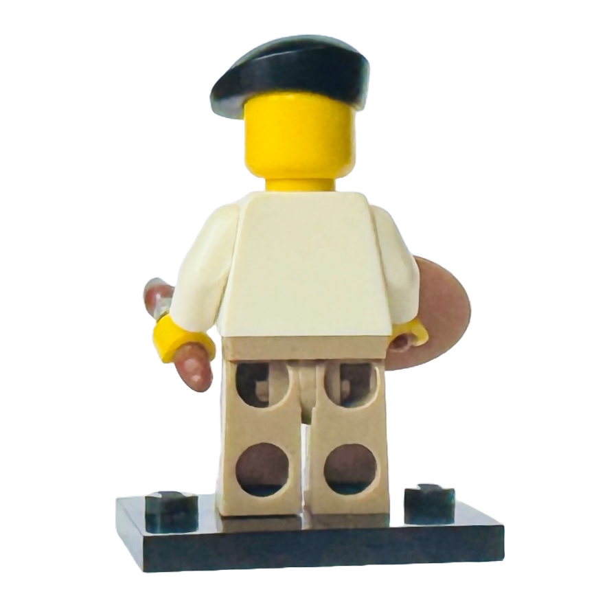 LEGO Collectible Minifigures Artist (col062): Creative Painter with Palette & Brush