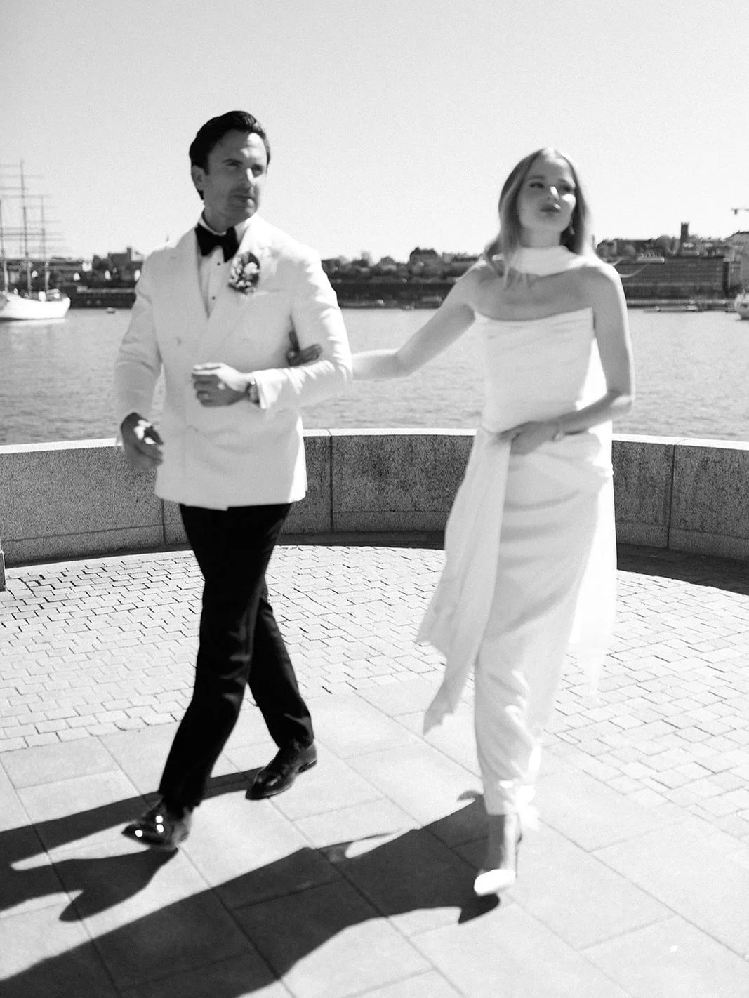 Stockholm by the water, such a beautiful city.

#wedding #weddingstockholm #weddingphotographer #weddingdress #citywedding