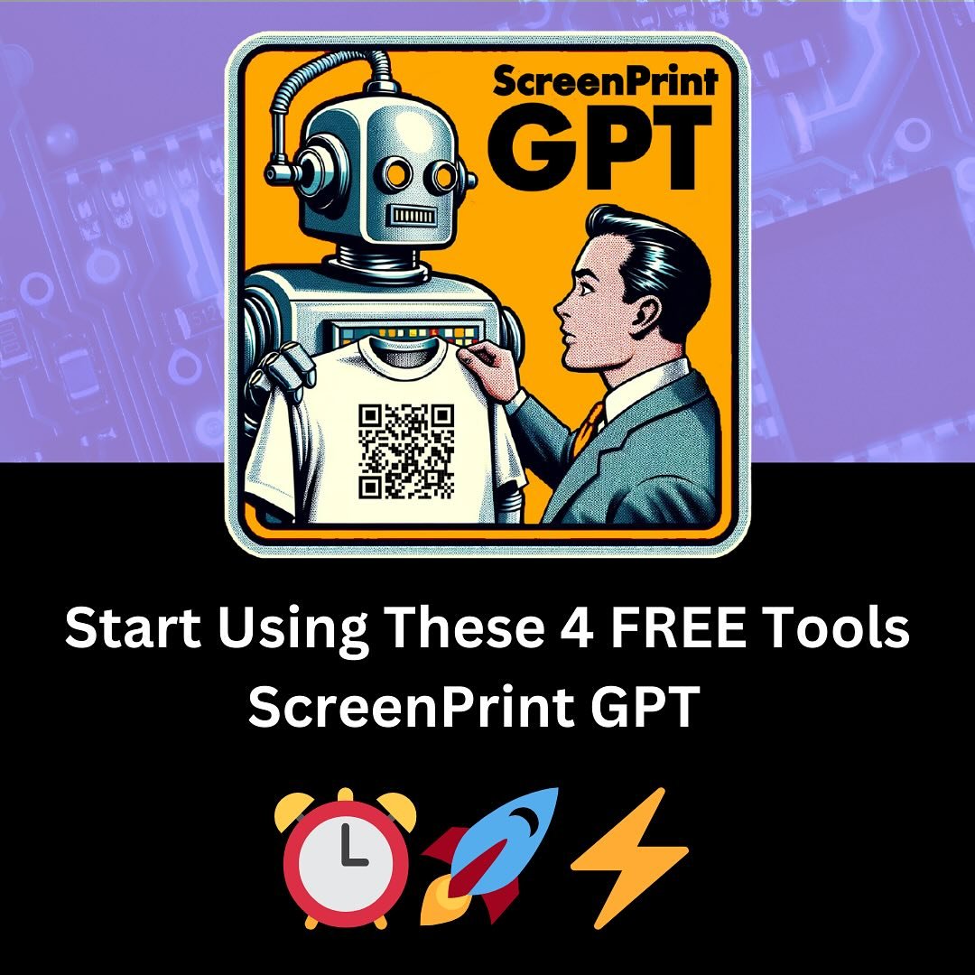 🚀 Swipe through to discover 4 powerful tools that can save you time and boost your business&mdash;all FREE with your ScreenPrintGPT.com membership! 📈 Want access? Click the link in our bio and join free today! 

What other tools should we build nex