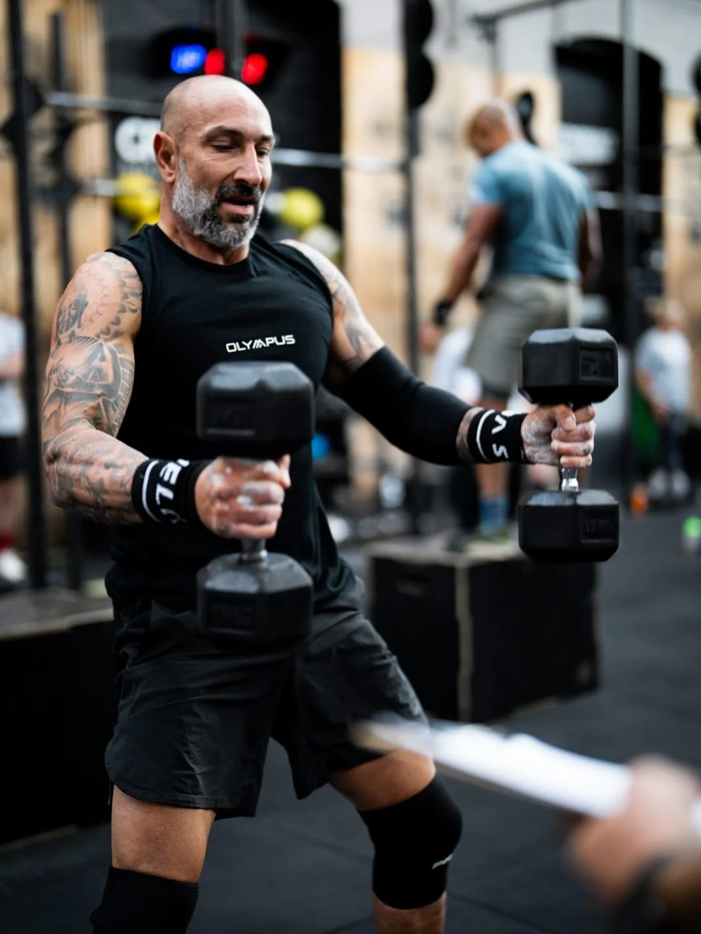 Shout out to Olympus athlete @nicpothas who is competing at the @britishmasterschampionships this weekend 🙌🏼 

Nic has finished the first day of competition and is currently sitting in third place and secured an event win in workout two 😮&zwj;💨


