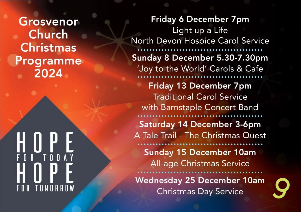 We have a packed programme for December and we would LOVE for you to join us for these events! More details can be found on our website and will be on socials in the coming weeks. Join us this festive season 🎄