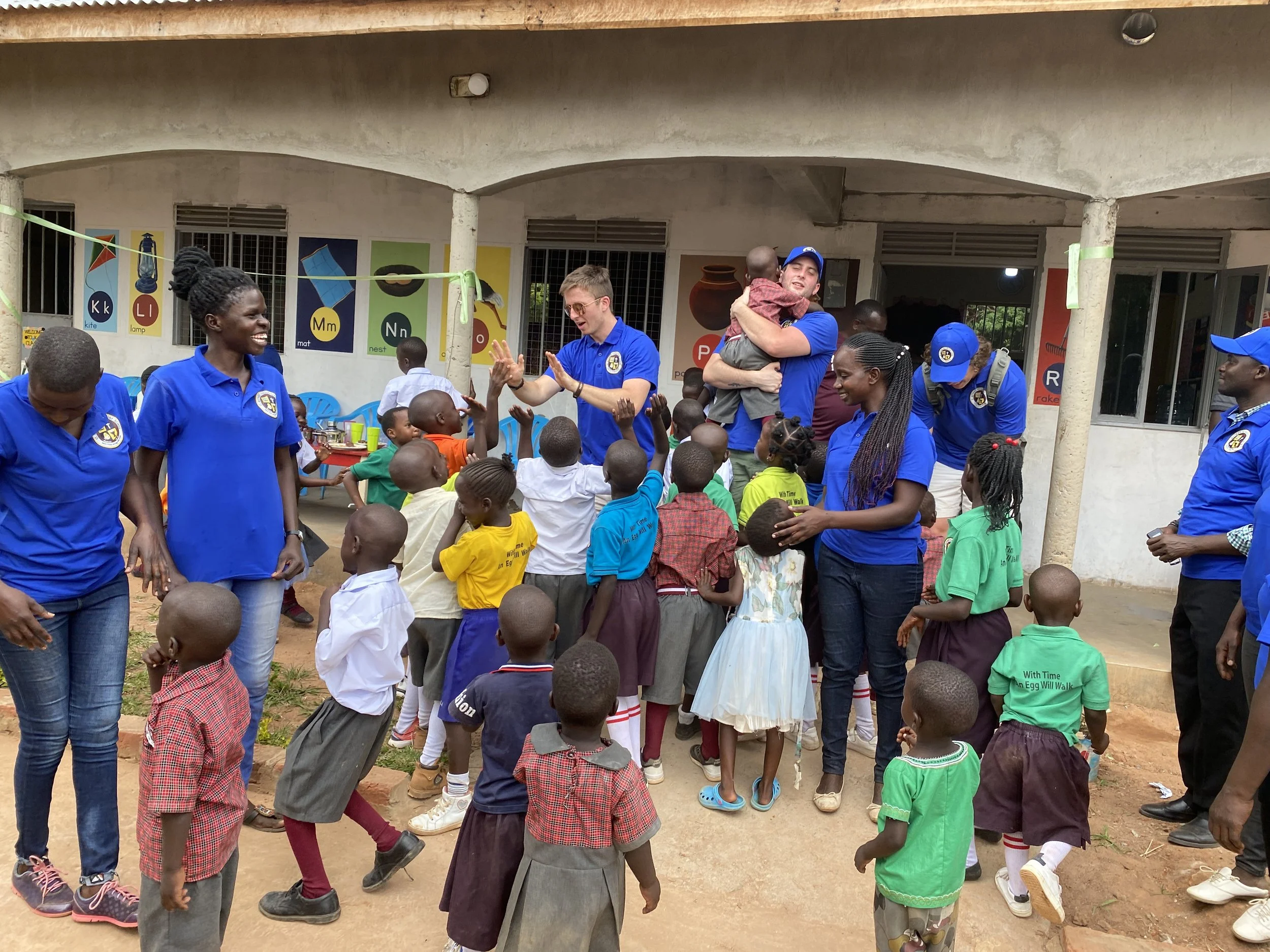 Visiting St. Matthews Preparatory School in Gulu, Uganda