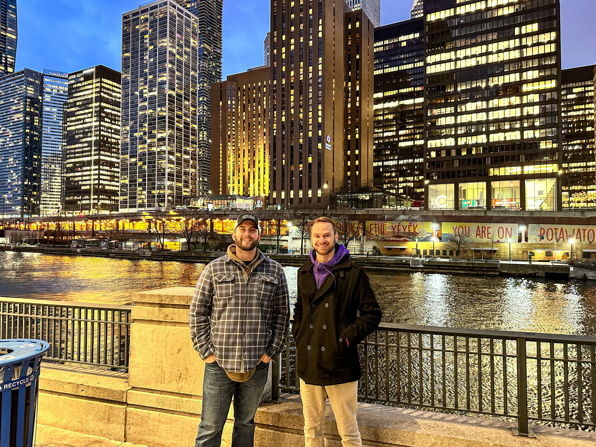 Taking one of my staff, who now owns his own advertising firm, to Chicago for the first time