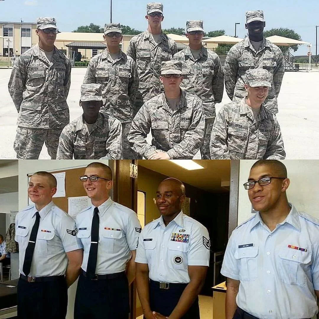 Graduating Airforce BMT at Lackland Airforce Bace
