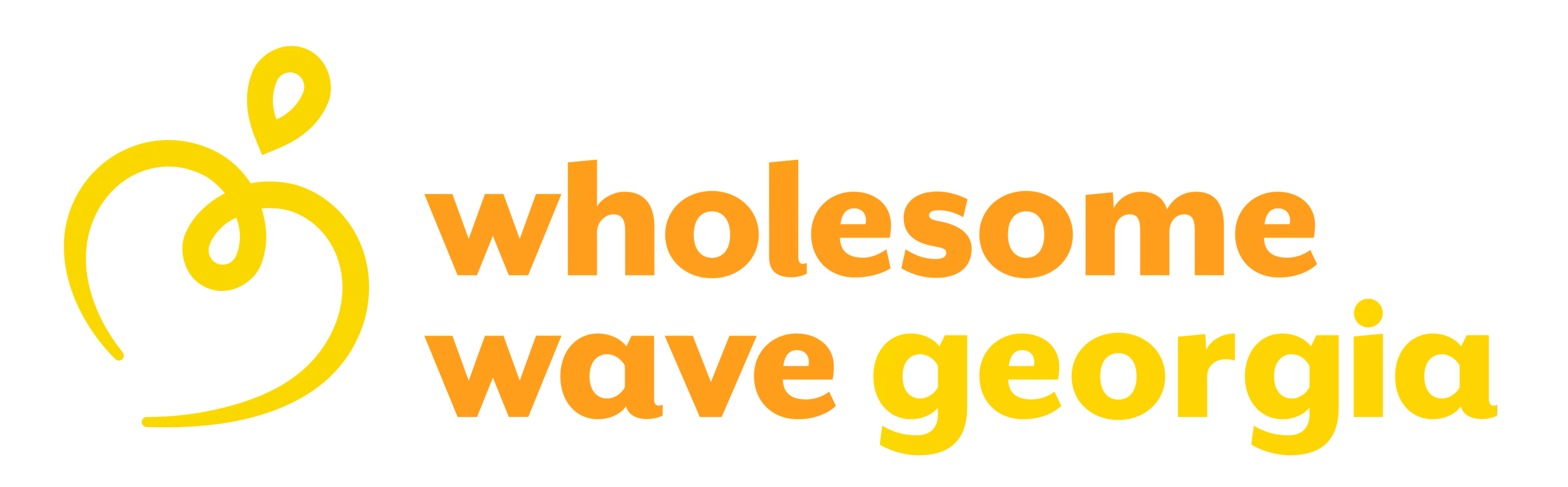Wholesome Wave Georgia  Logo - Wholesome Wave Georgia sponsors SNAP EBT matching funds for fresh fruits and vegetables at the Forsyth Farmers' Market.