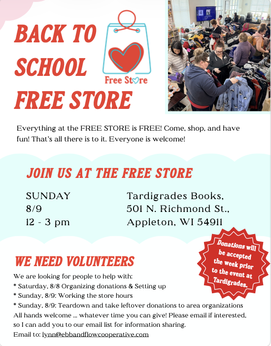 Free Store by the Community Livingroom