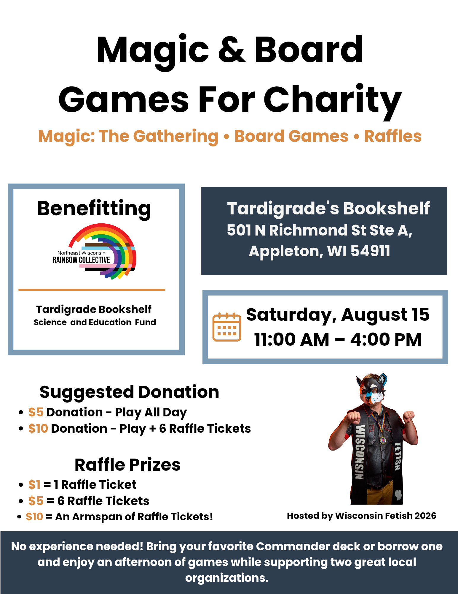 Magic & Board Games for Charity