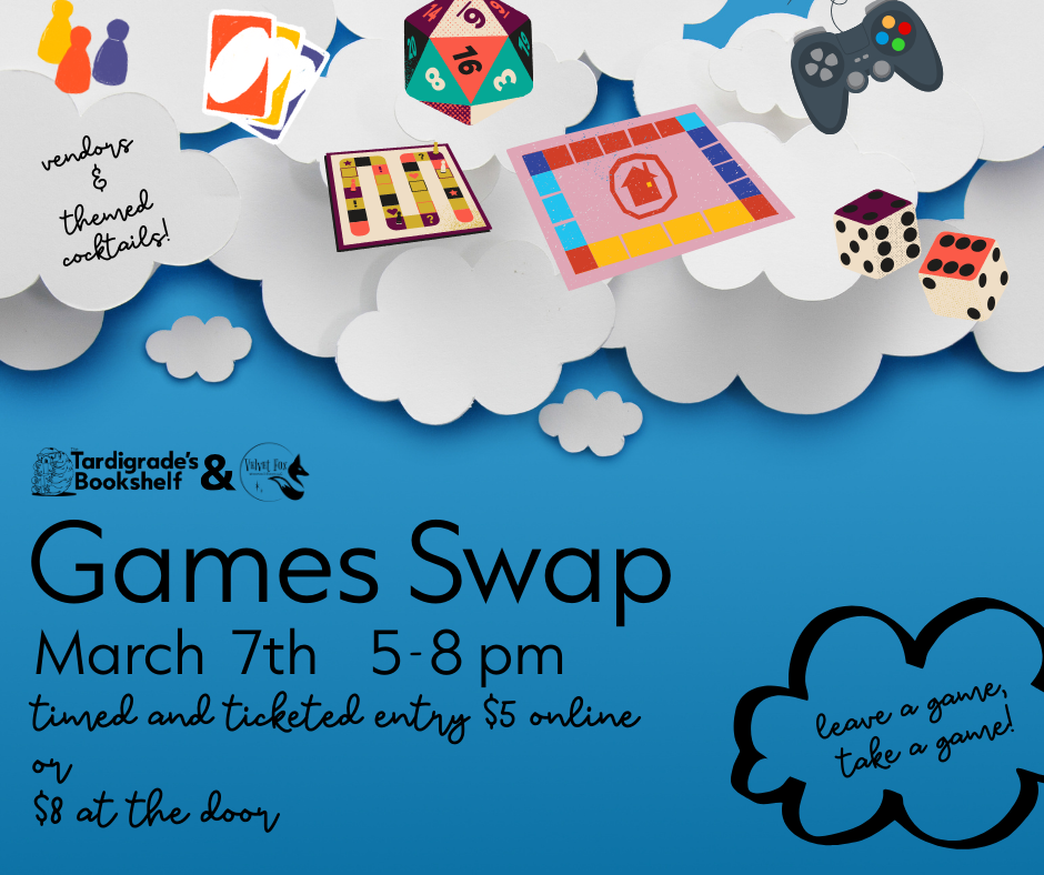 Game Swap (first time slot, 2-4pm)