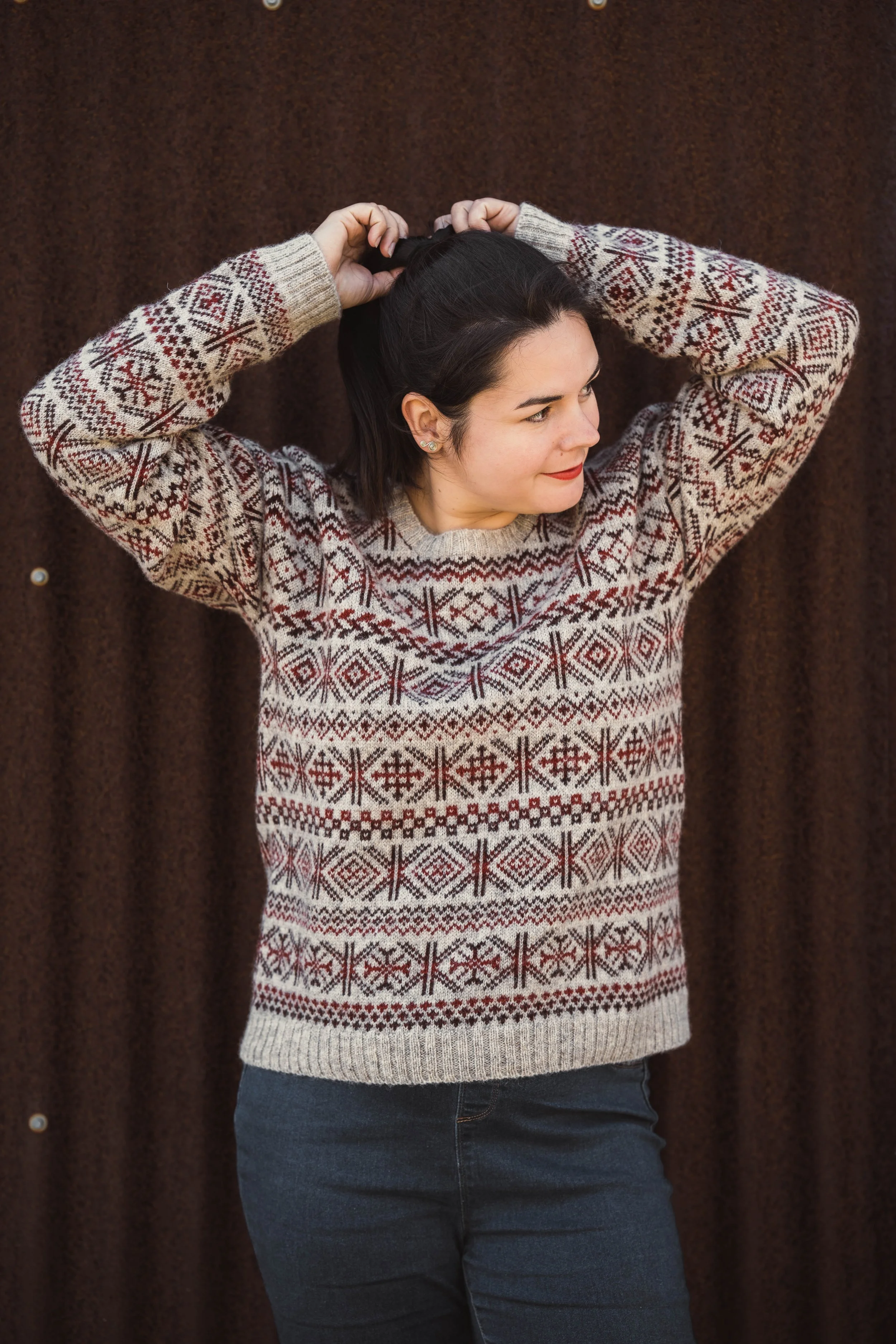 knitting patterns — Fair isle with Marie — free download