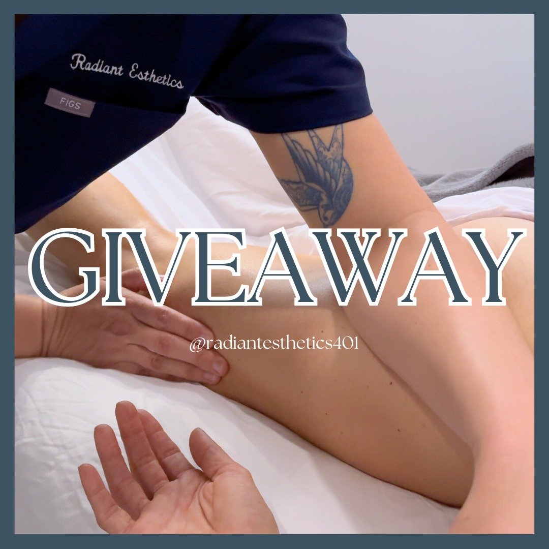 🎉 GIVEAWAY ALERT! To celebrate our new massage services at Radiant Esthetics, we're giving away a FREE 60-minute massage session to one lucky winner! 💆&zwj;♀️✨
How to Enter:
	1.	Follow @RadiantEsthetics401
	2.	Like this post
	3.	Tag 2 friends who d