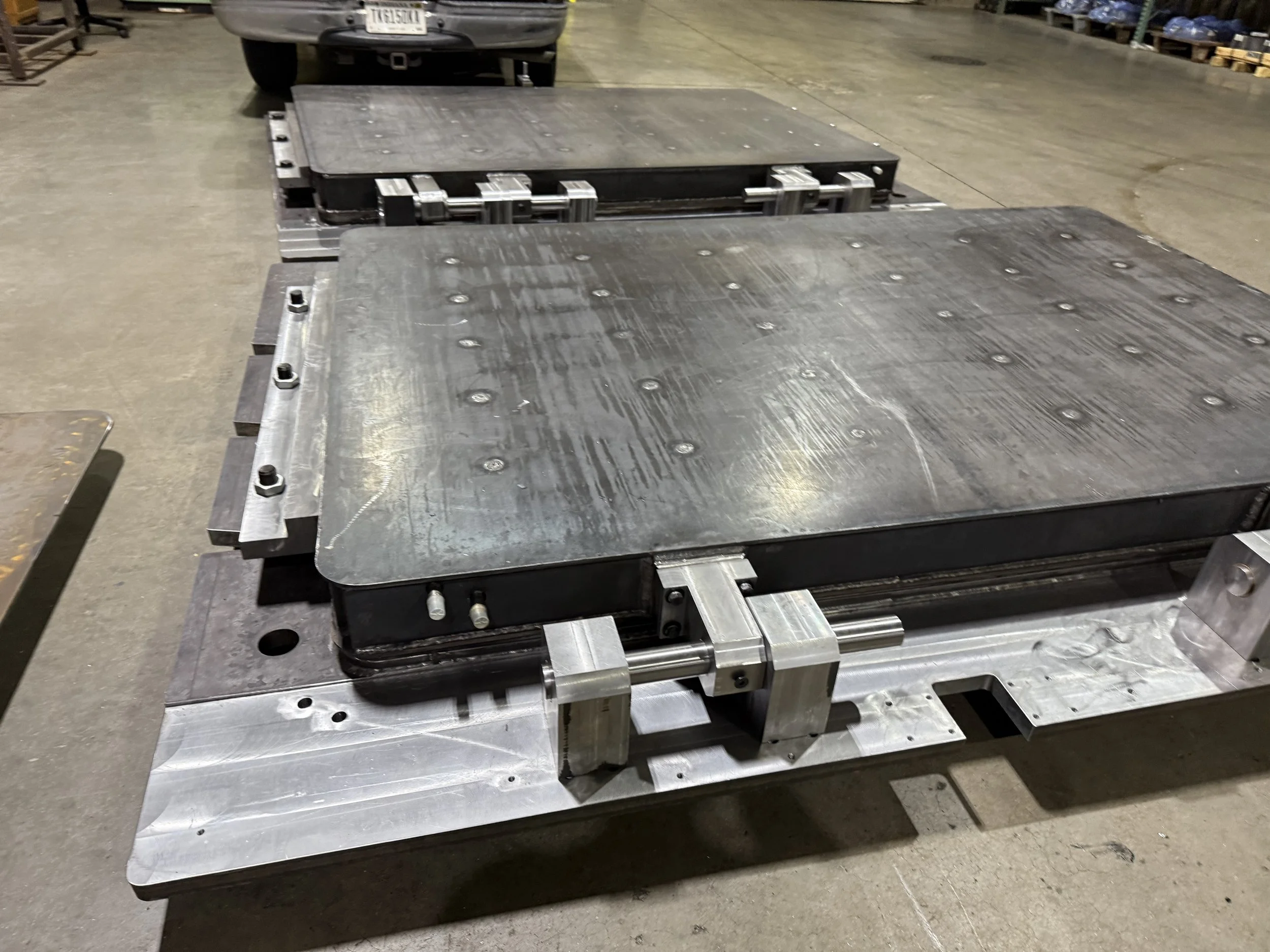 HERE ARE 6 HUGE INDUSTRIAL DOORS AND FRAMES WE HELPED OUR CUSTOMER FABRICATE ON A TIGHT SCHEDULE!