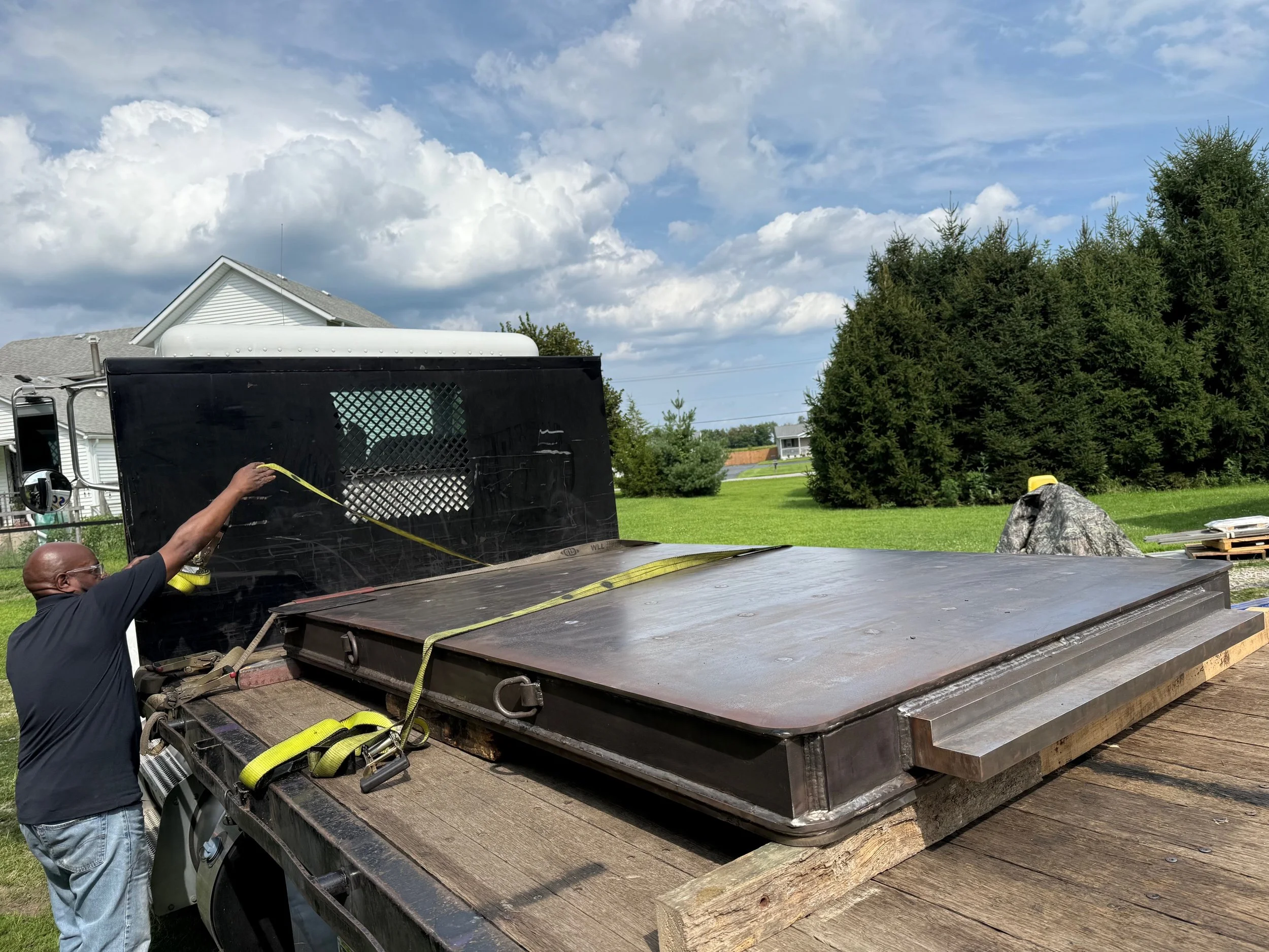 OUT TO THE CUSTOMER TO GET INSTALLED