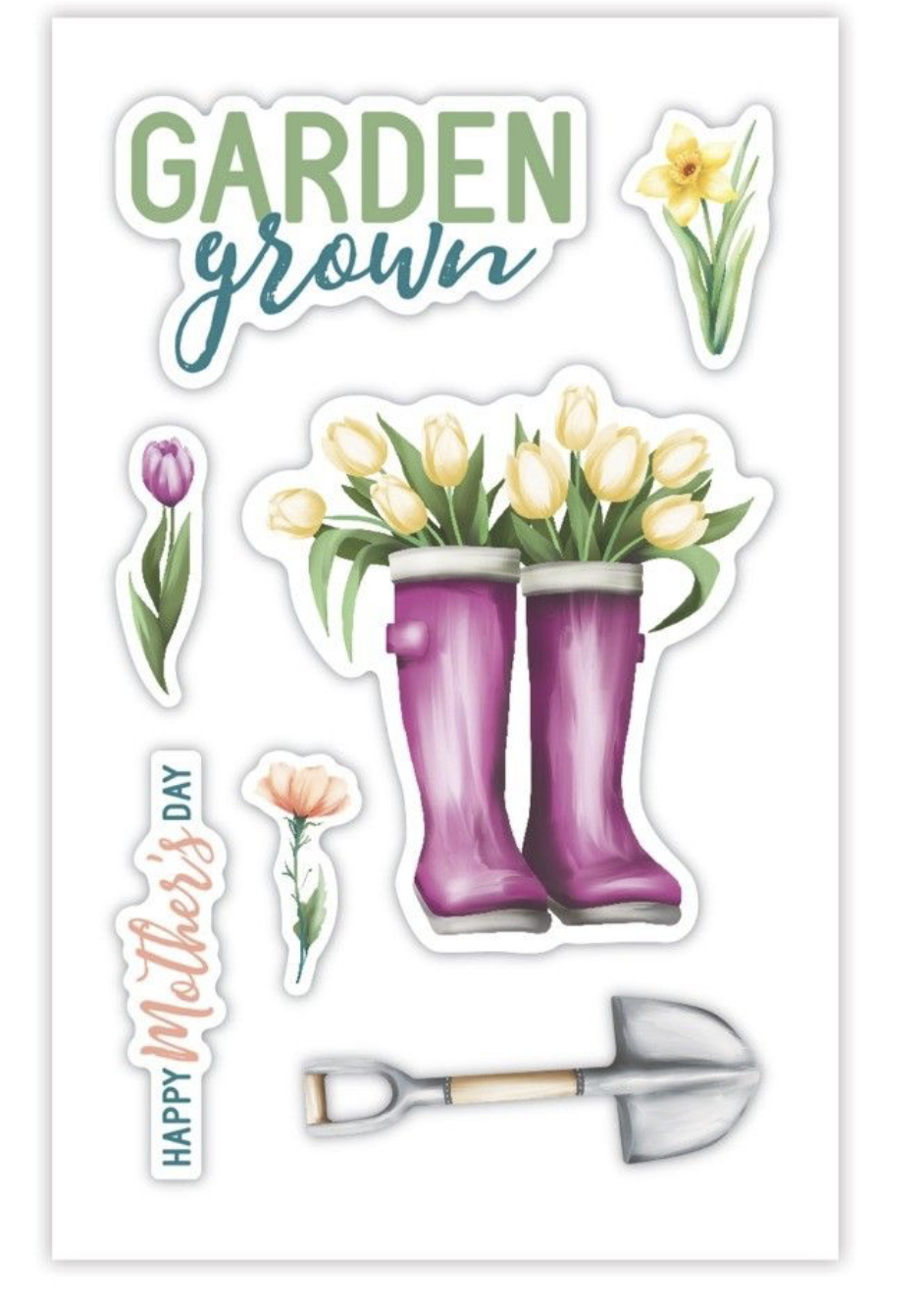 Garden Grown UV Embellishments - Exclusive