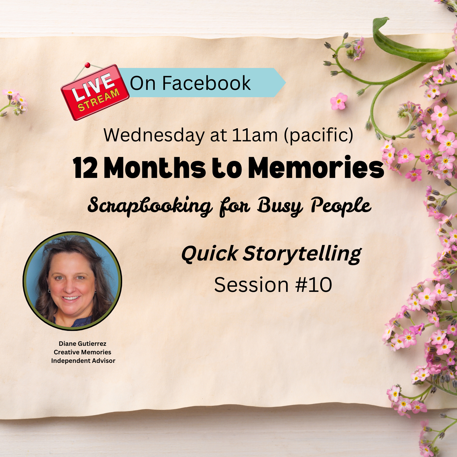 Session #10 - 12 Months to Memories