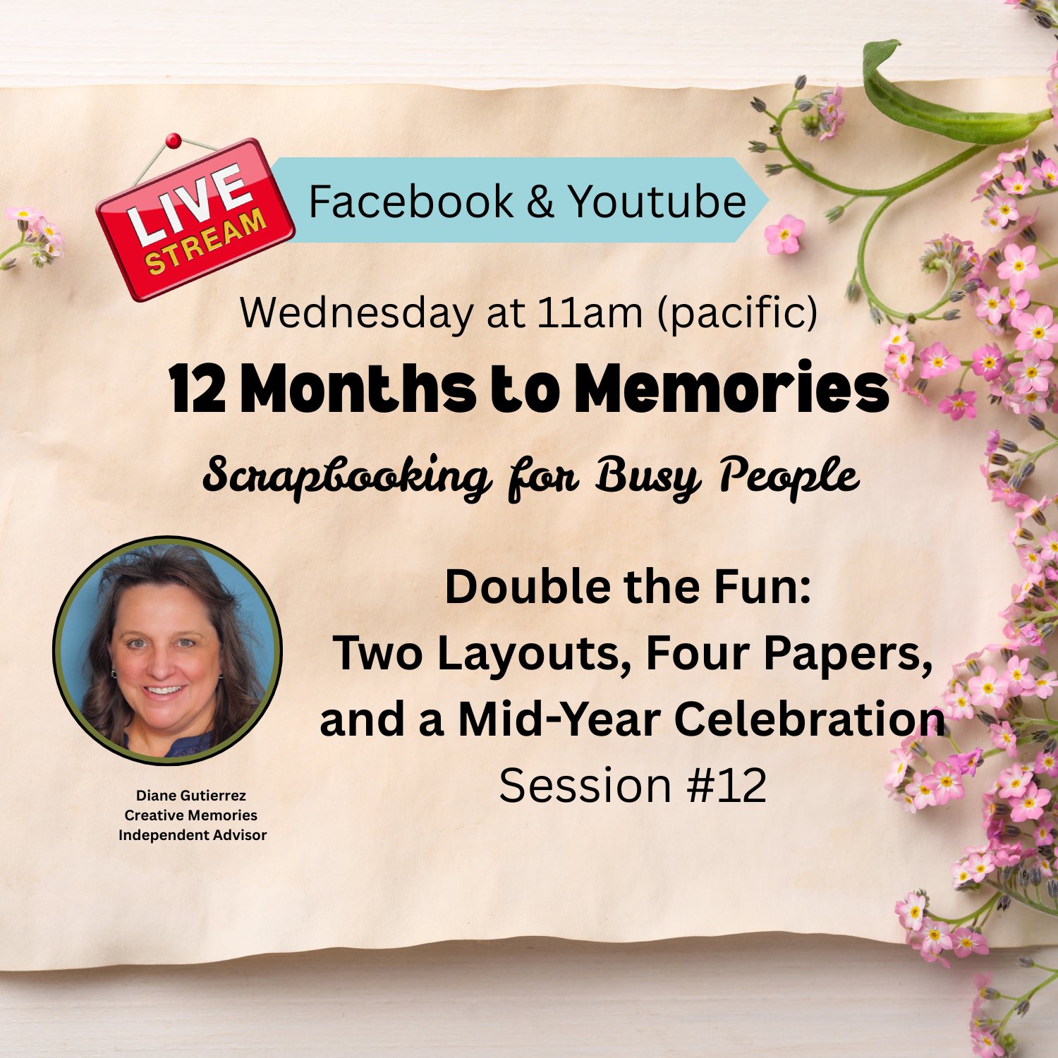Session #12 - 12 Months to Memories