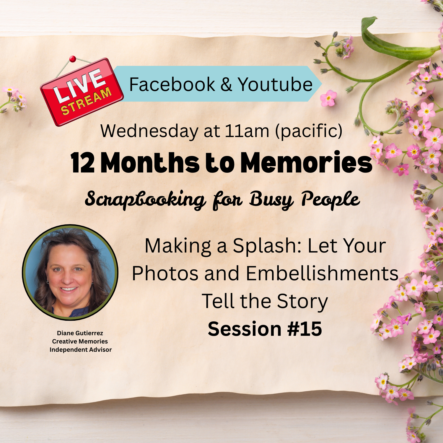Session #15 - 12 Months to Memories