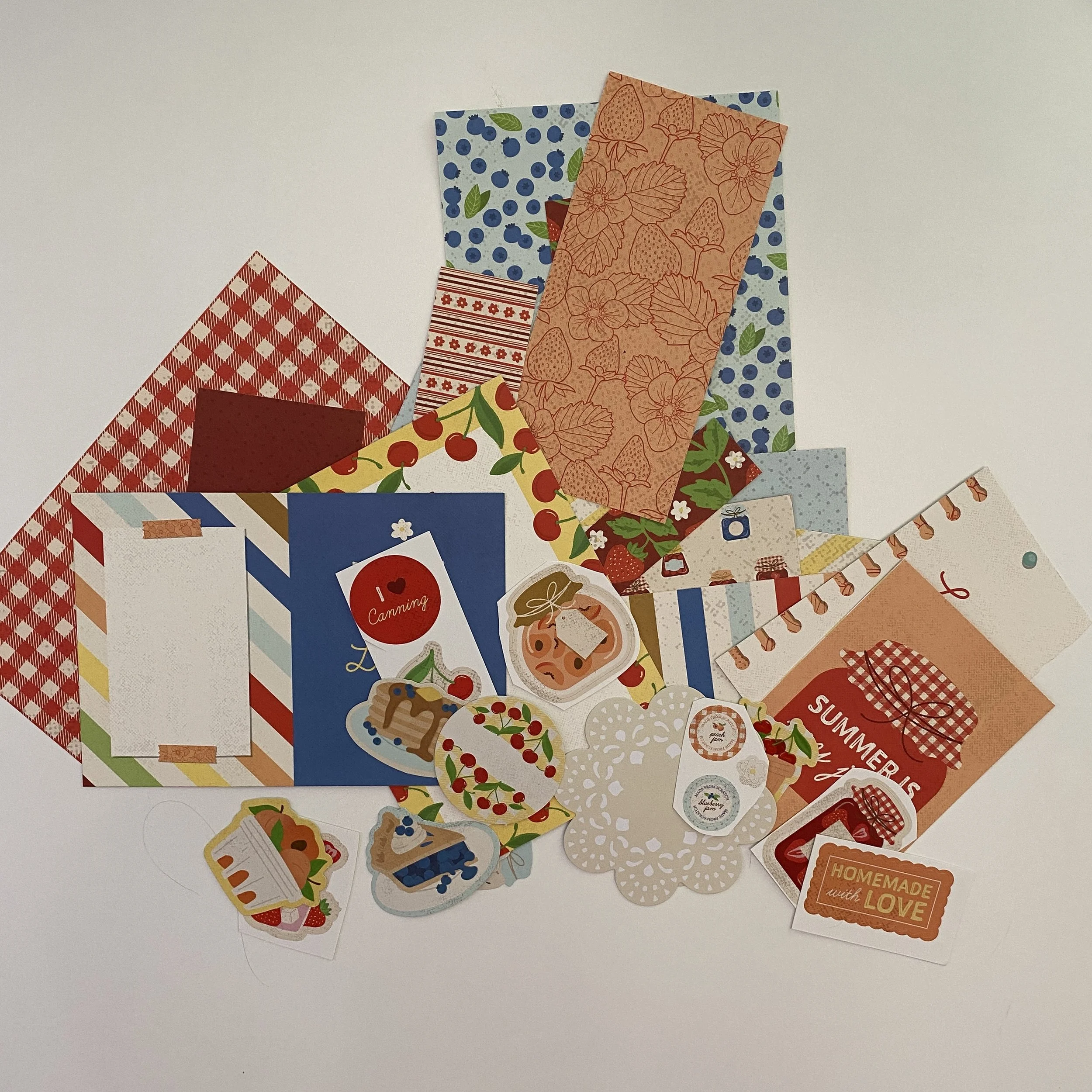 Scrap Journal - Bits & Pieces - Berry Harvest #2