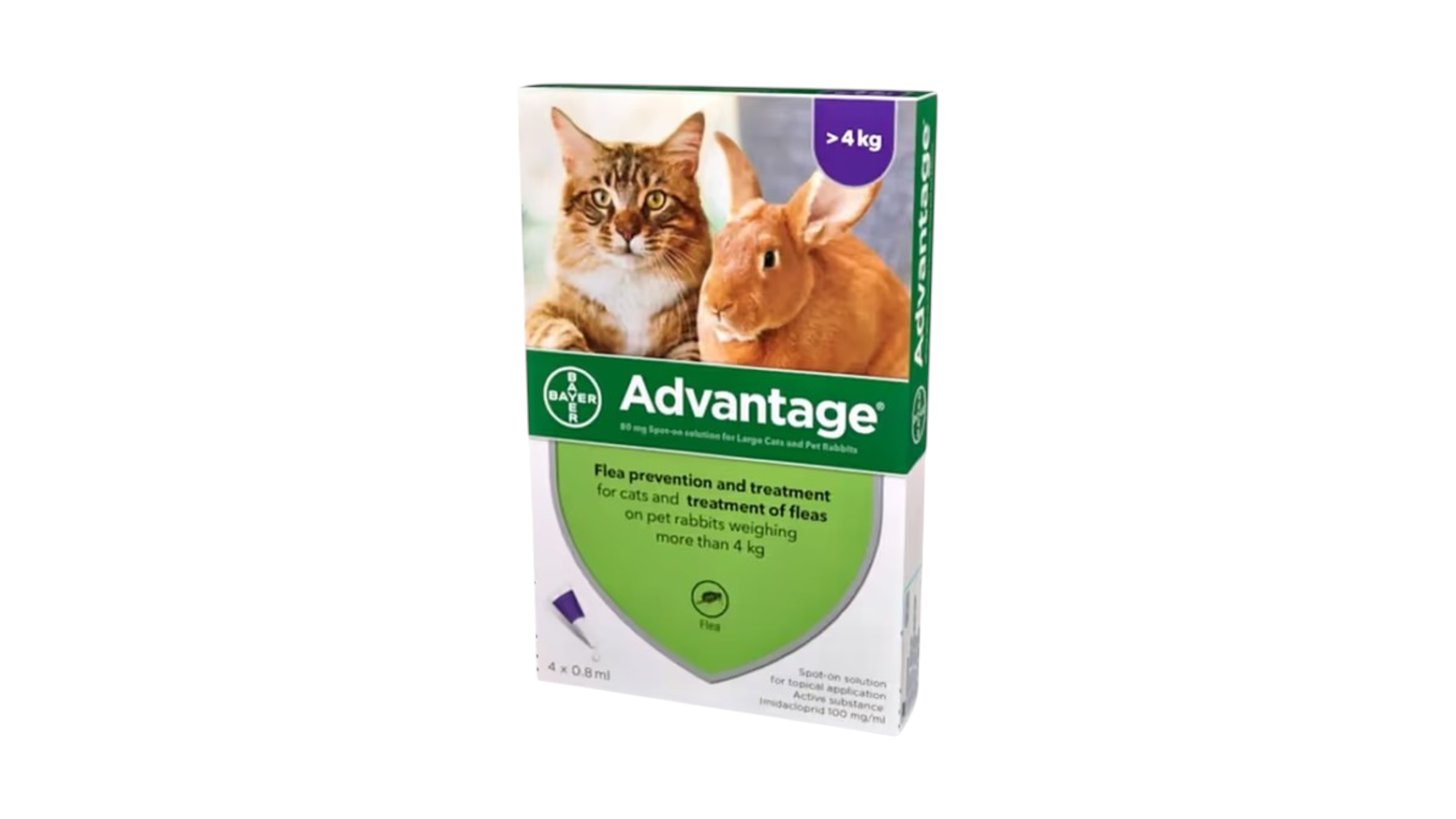 Advantage Cat, Rabbit > 4 kg- 4 Pipettes