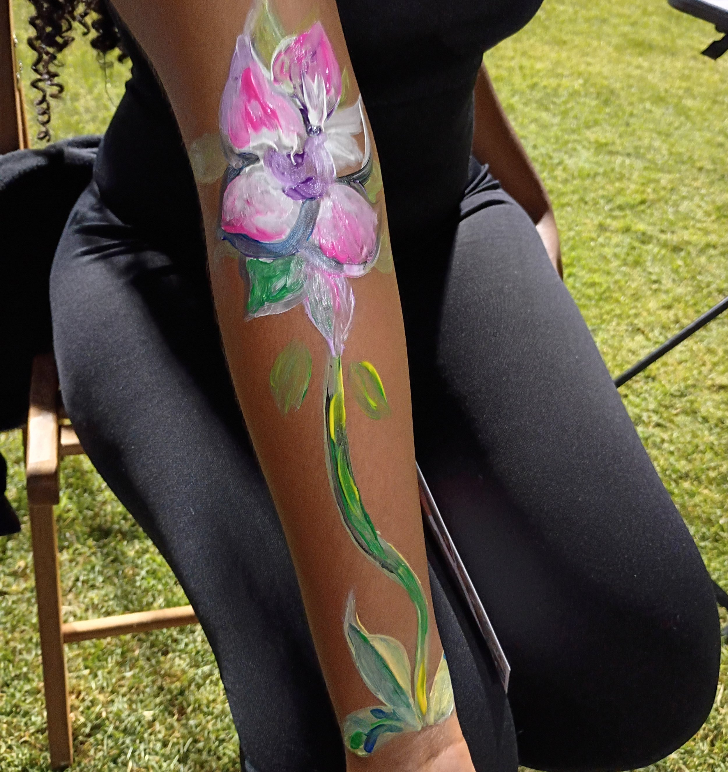 Body Art became a part of the evening fun!