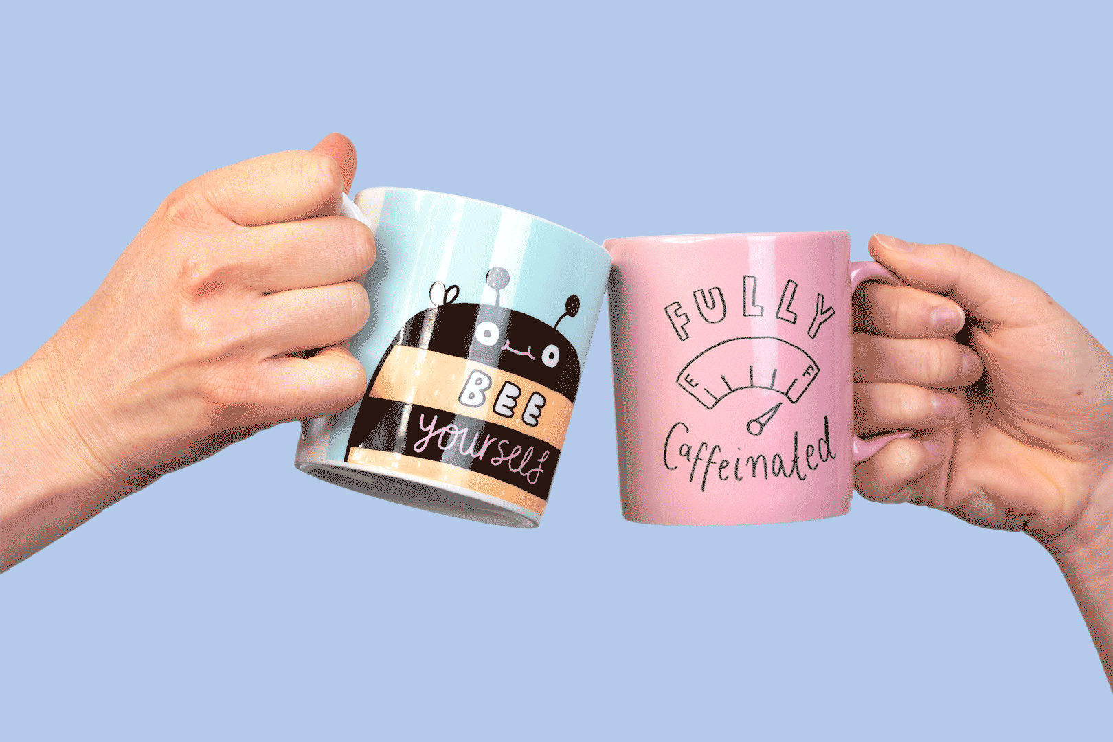 OhhDeer_December_2022_Mugs_GIF_FullyCaffinated_BeeYourself(WebRes6x4).gif