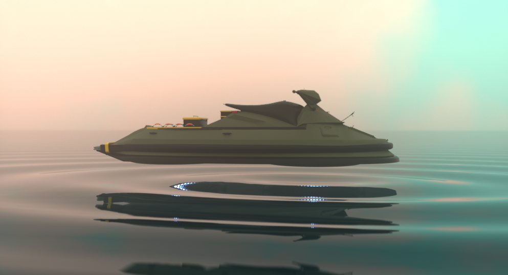 HoverSki Concept Watercraft: Lillipad