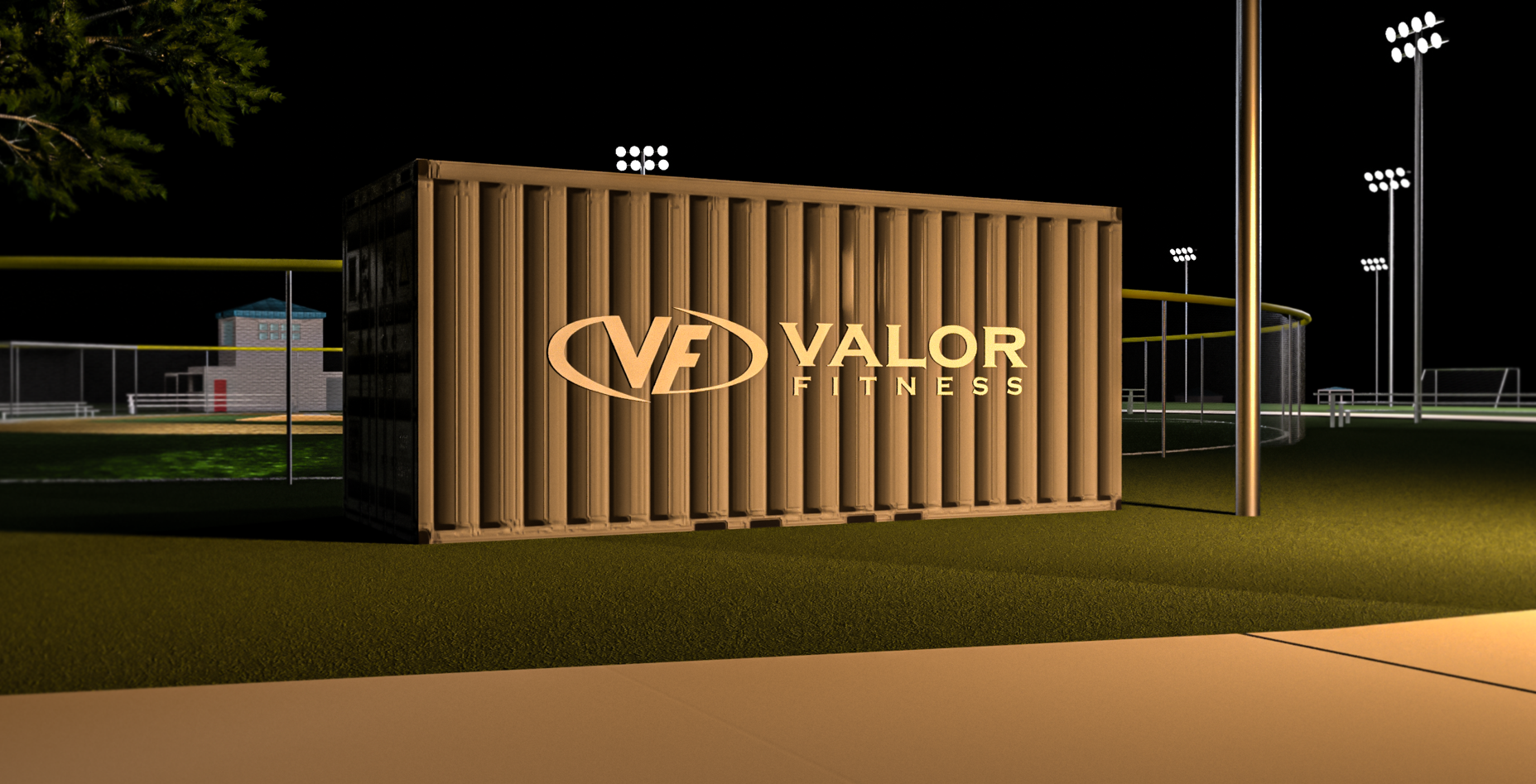 Custom 3D gym design