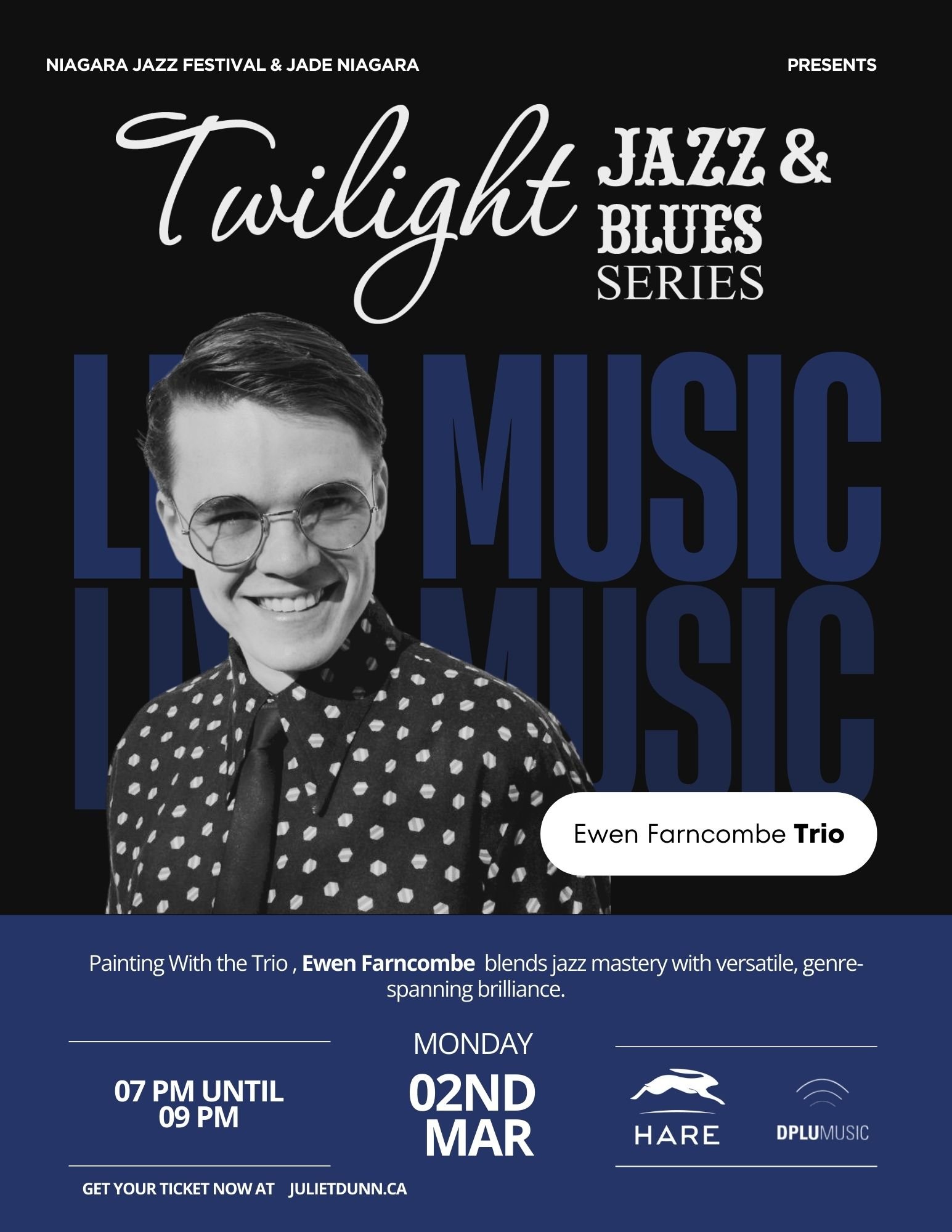 TWILIGHT JAZZ &amp; BLUES / Ewen Farncombe Trio