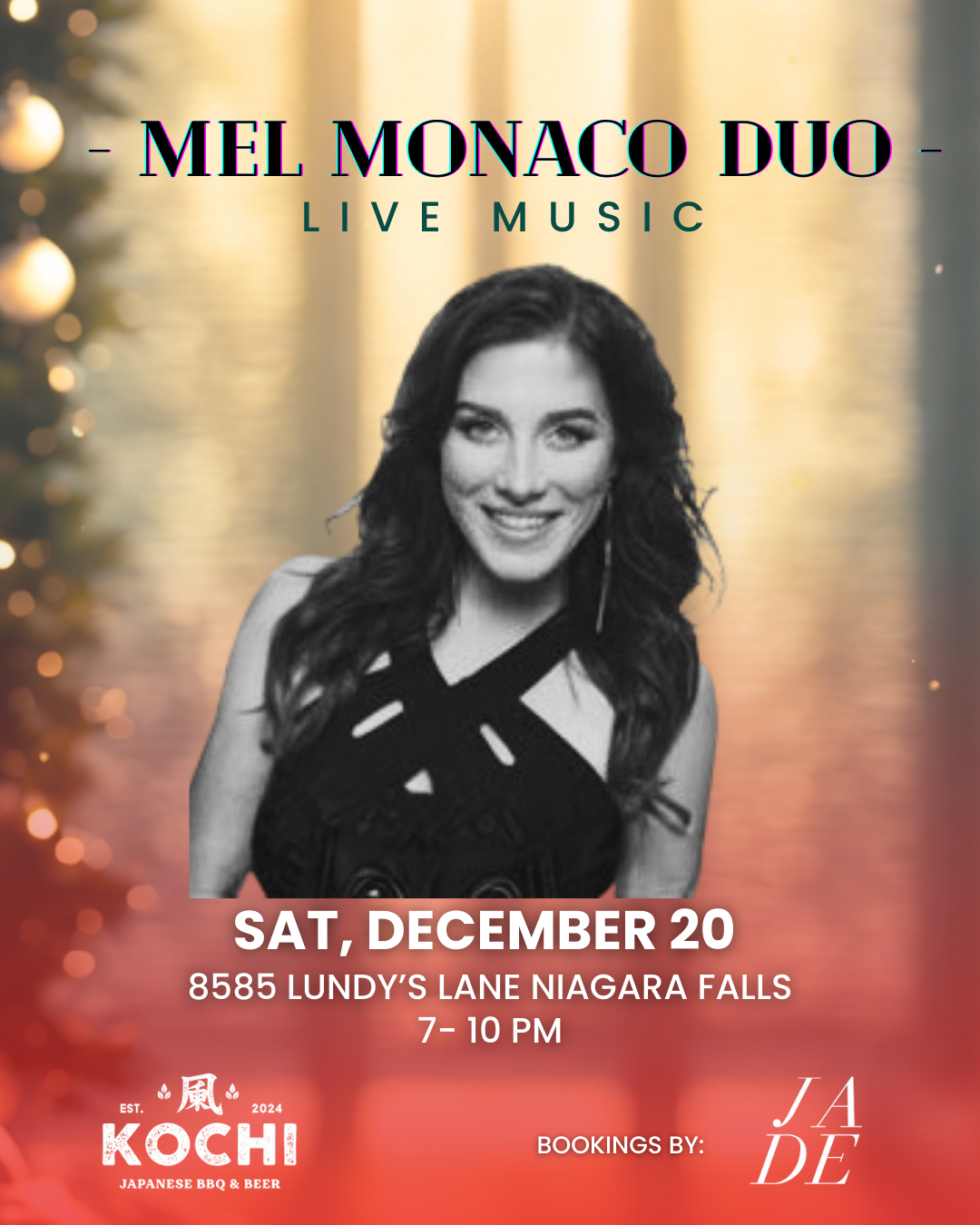 SIZZLE & SOUND - MEL MONACO DUO