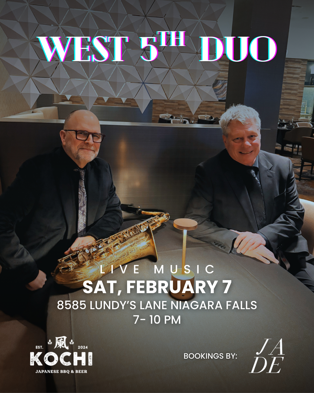 SIZZLE &amp; SOUND - West 5th Duo 