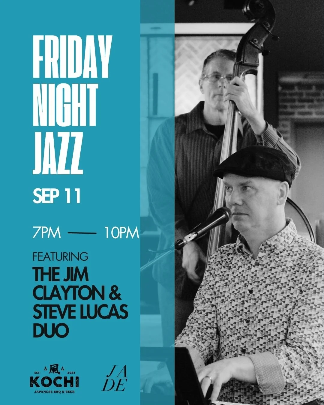 FRIDAY NIGHT JAZZ - Jim Clayton &amp; Steve Lucas Duo