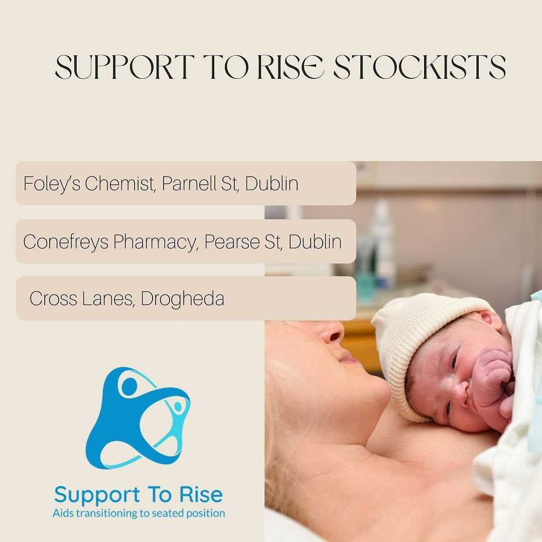 Big news! We are delighted to announce that Support To Rise, strap for post C-Section mobility, is now stocked in Foley&rsquo;s Chemist and @conefreyscarepluspharmacy , conveniently located beside the
@rotundahospital &amp; @nationalmaternityhospital