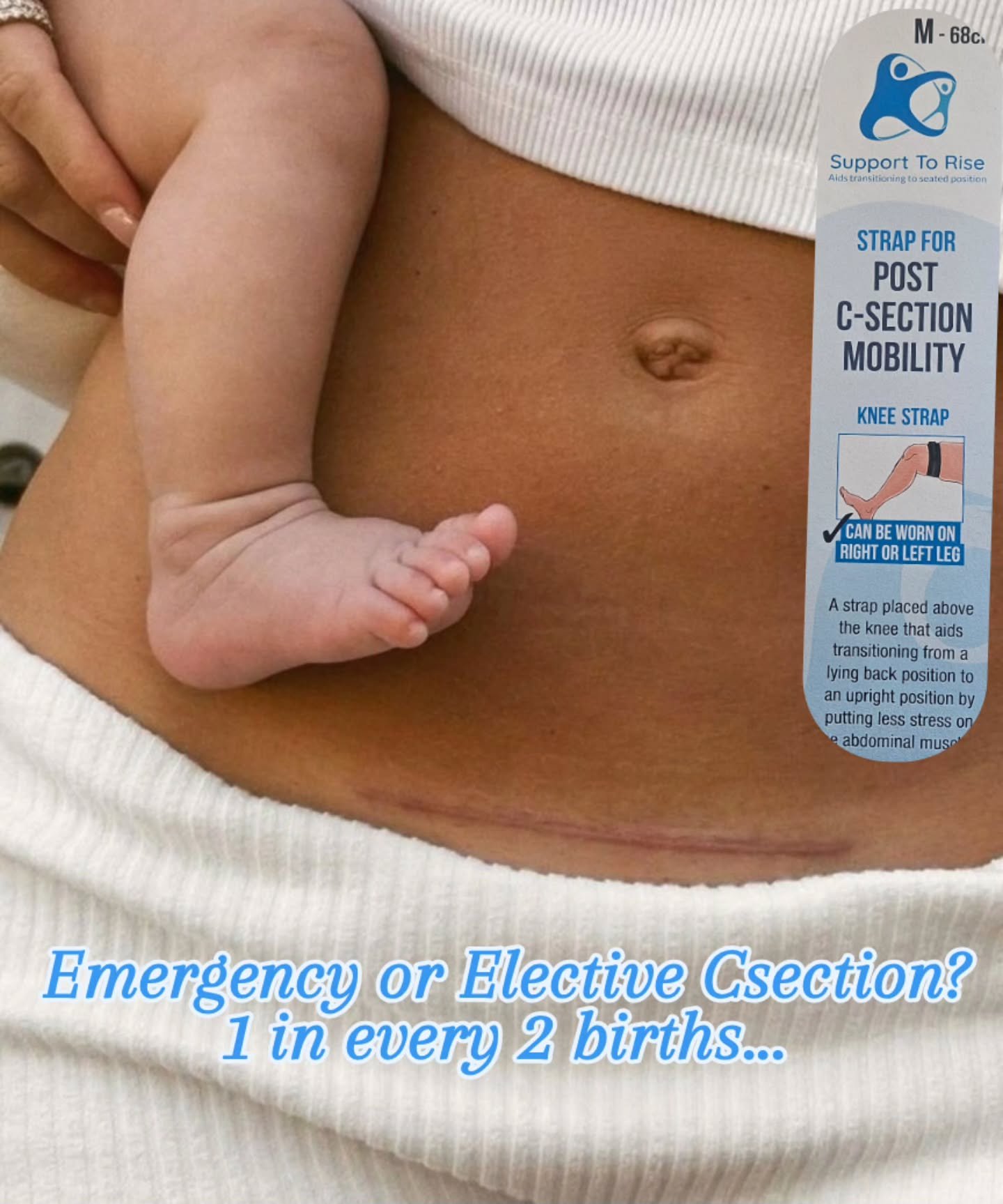 The go-to C-section recovery tool and a must for your baby hospital bag.
Get your support strap for post c-section mobility that helps you rise up from an elevated position into an upright seated position by putting less pain to your abdomen. 
#csect
