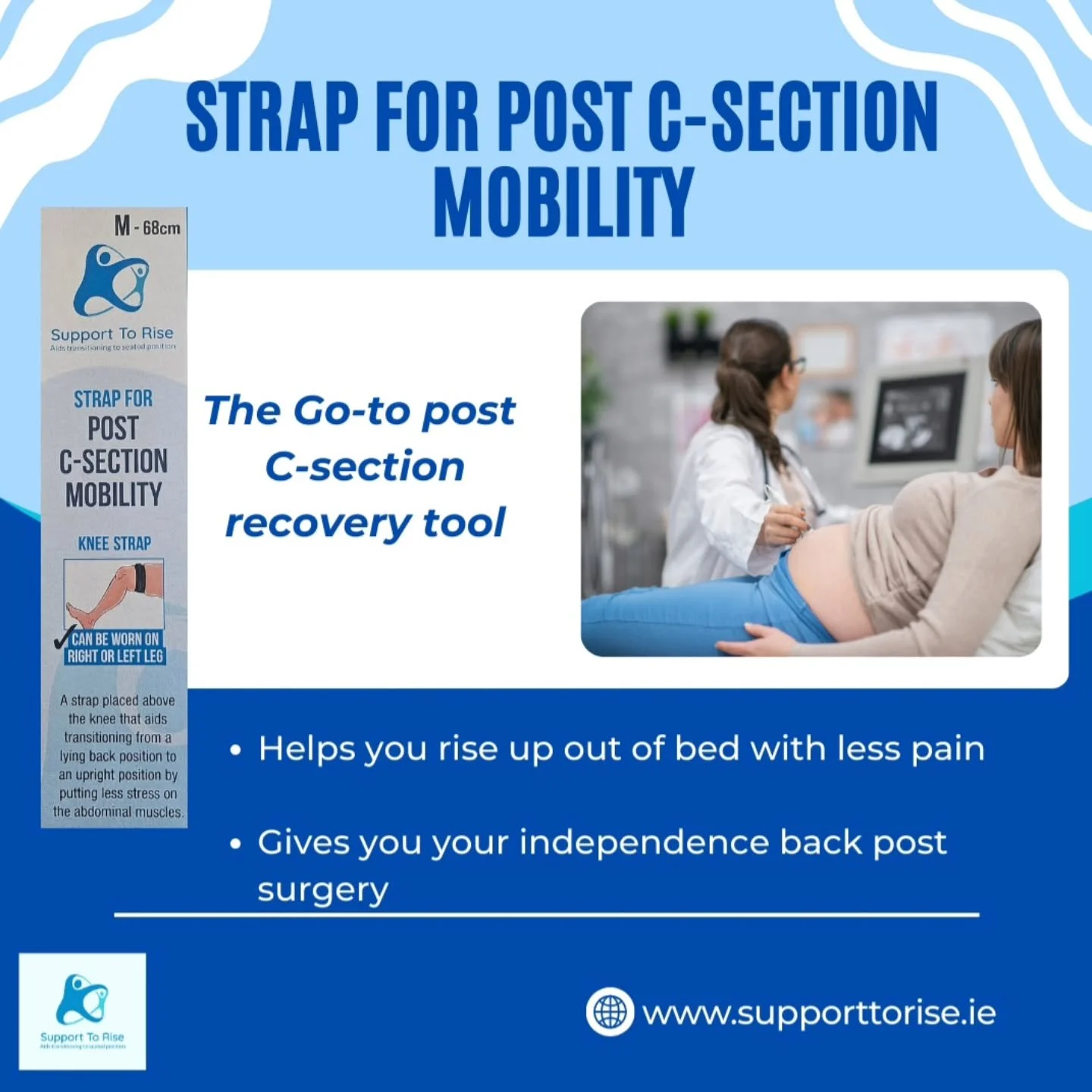 Giving birth is a beautiful thing. Make sure you have all the tools for your recovery.  This strap will help you post c-section.

#csection ##csectionrecovery #pregnant #PostpartumSupportUK #postcsection