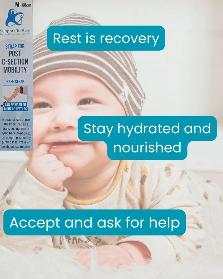 Gentle reminders for today from Support To Rise. 

You&rsquo;re doing better than you think. One gentle step at a time 🤍

#PostpartumRecovery #Pregnancy #CSection #Birth #Mum