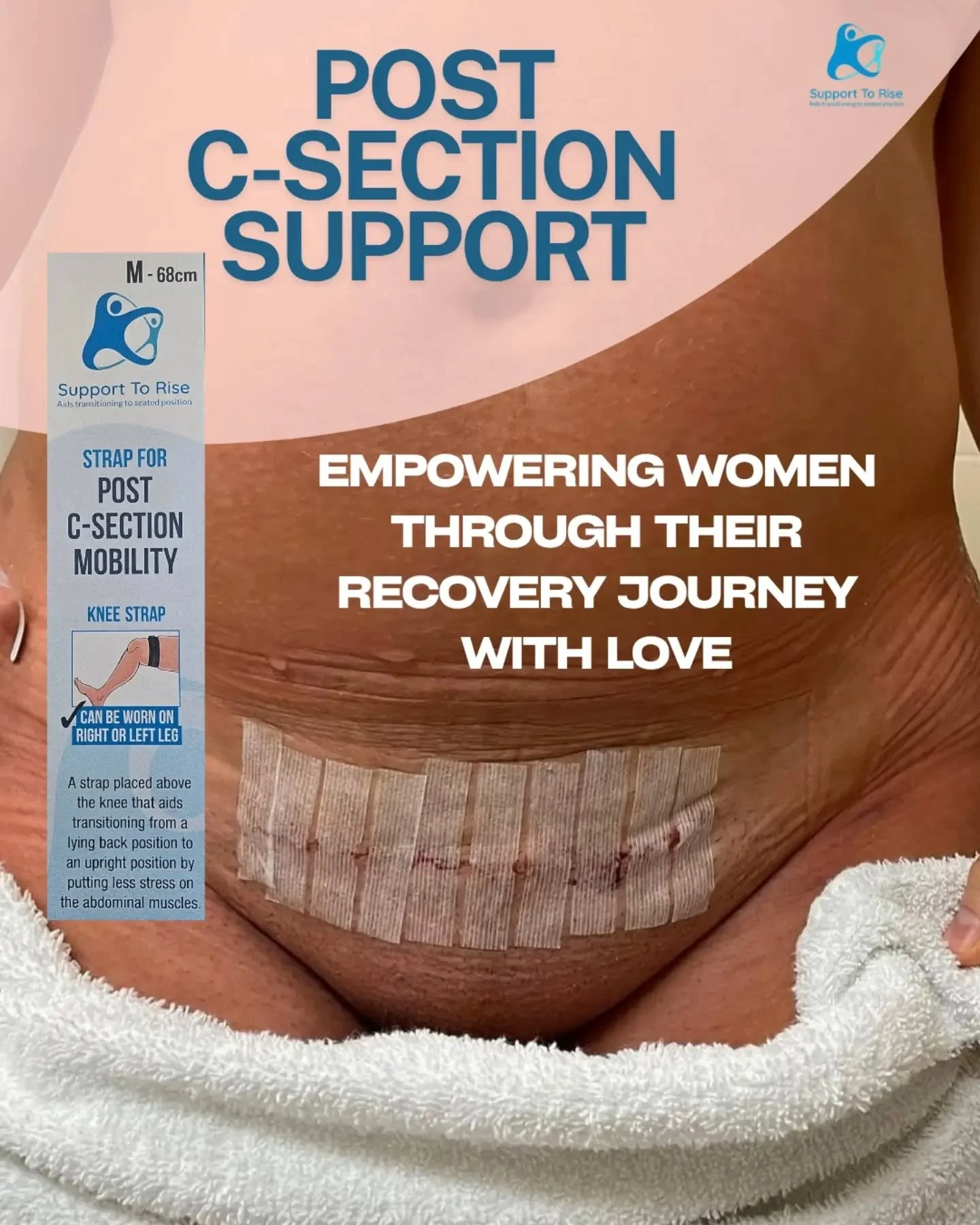 Get your strap for post c-section mobility. This strap will help you rise up post c-section with less stress on your abdominal muscles.

Available at www.supporttorise.ie

#csection #csectionrecovery #postpartum #emergencycsection #electivecsection